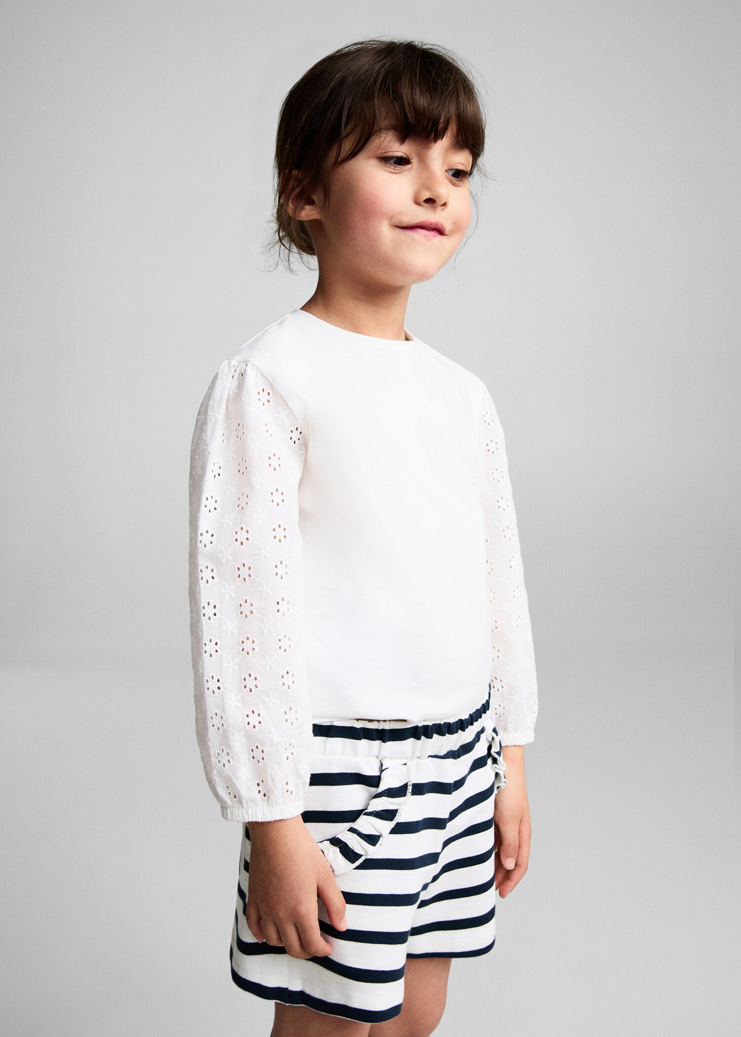 Shorts estampat ratlles - Pla mig