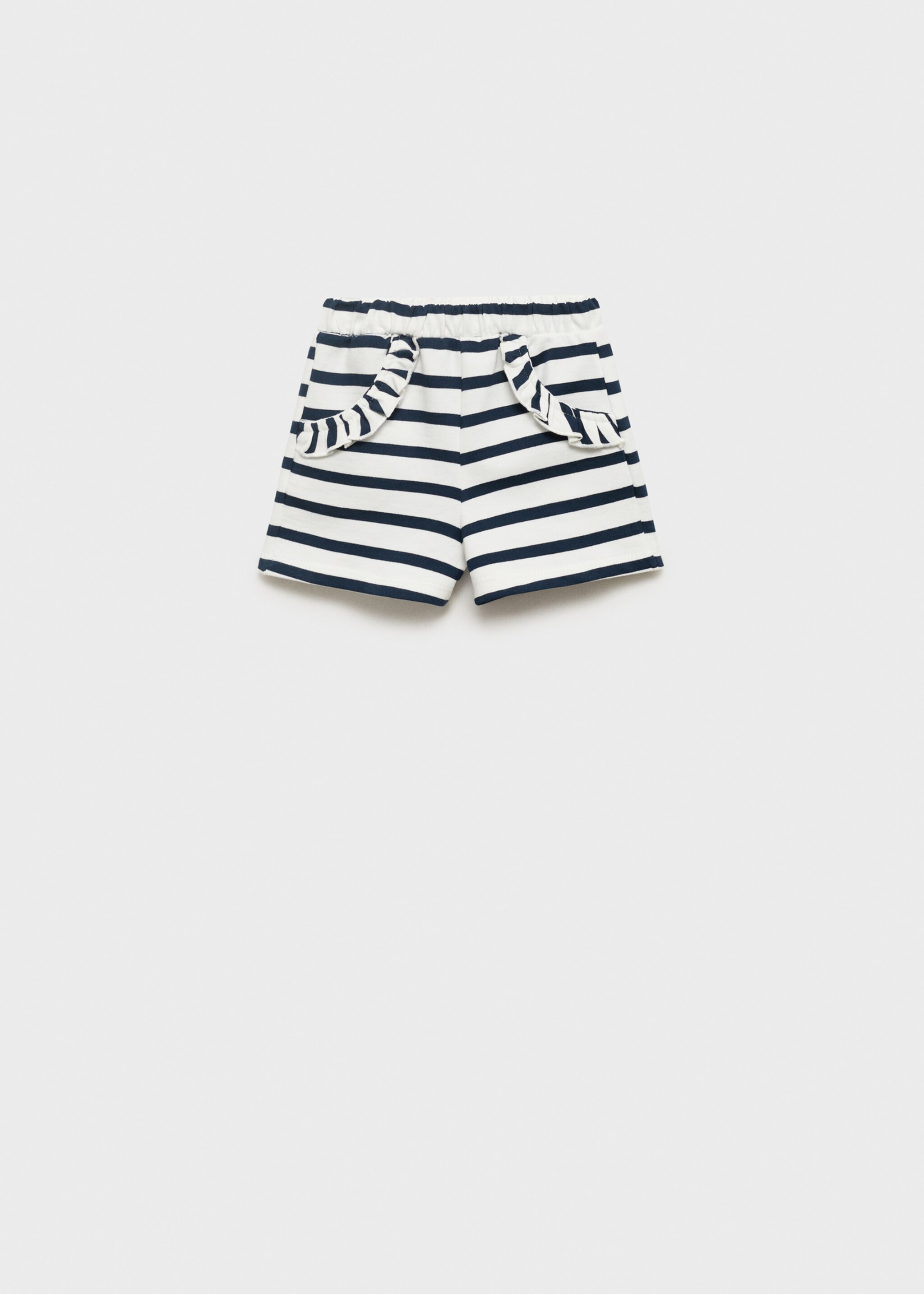 Shorts estampat ratlles - Article sense model, Blau marí fosc. Ref: 87075962-00.