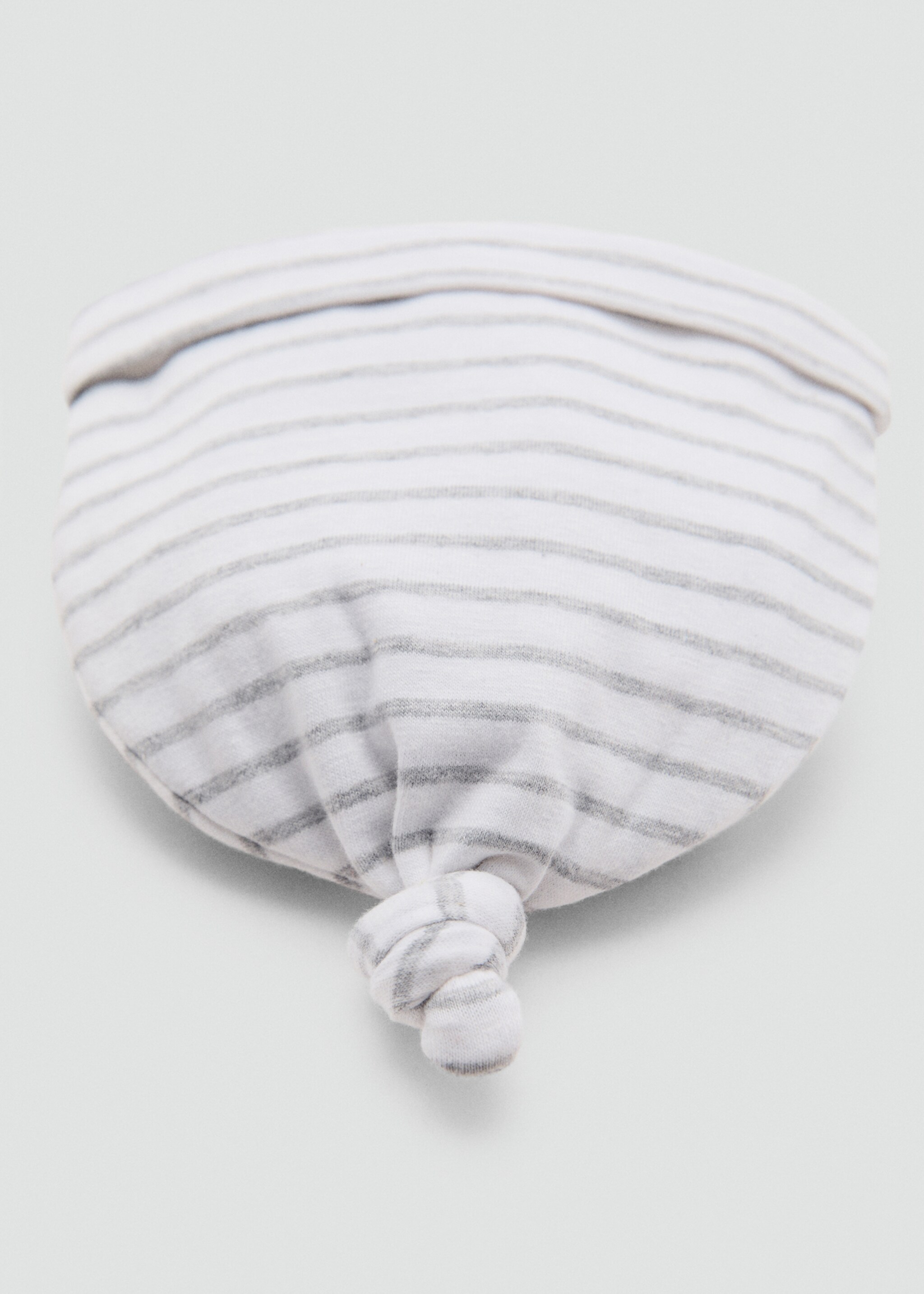 Hat with knot detail - Medium plane, Off White. Ref: 87075963-00.