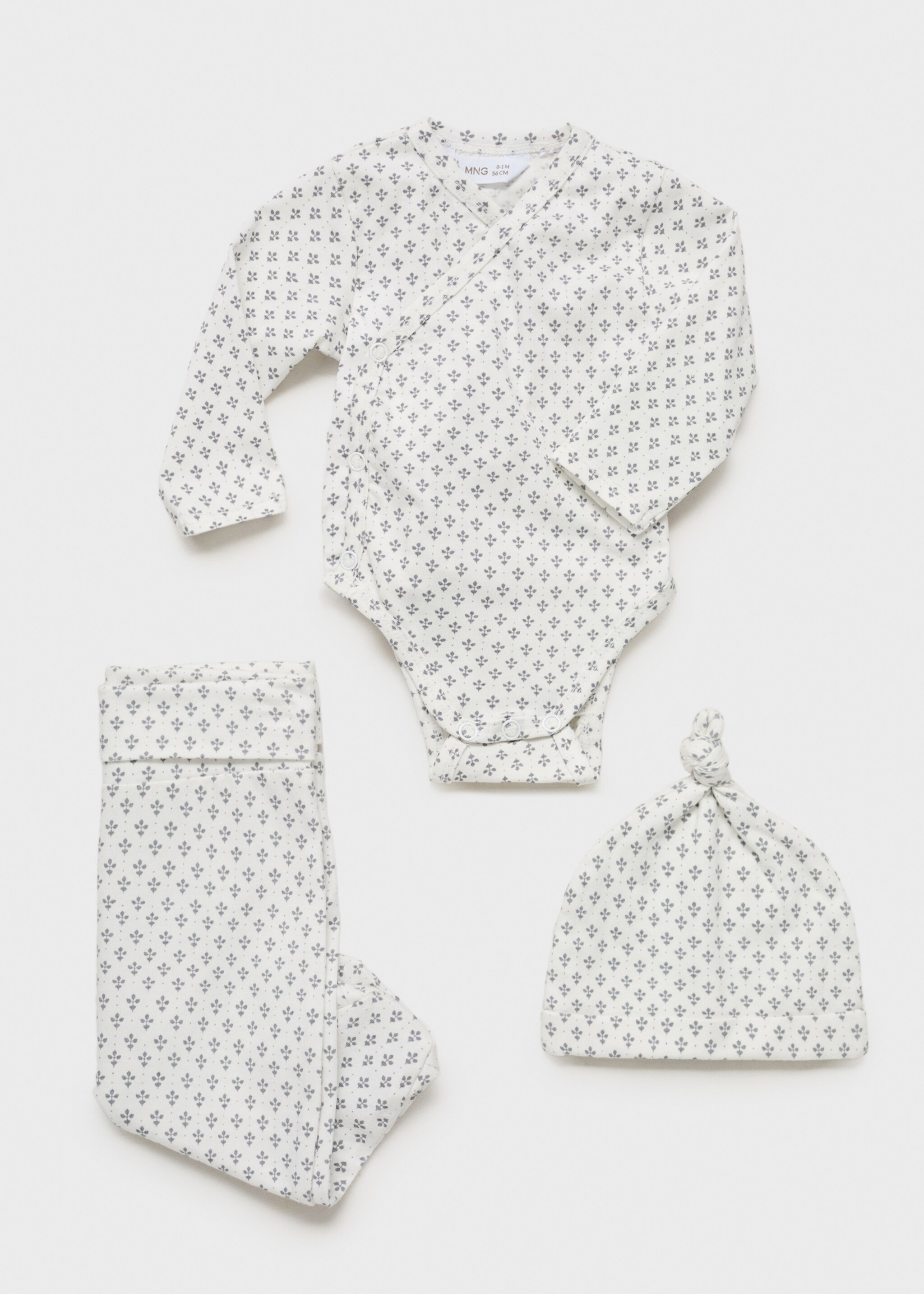 Hat with knot detail - Details of the article 2, Off White. Ref: 87075963-00.