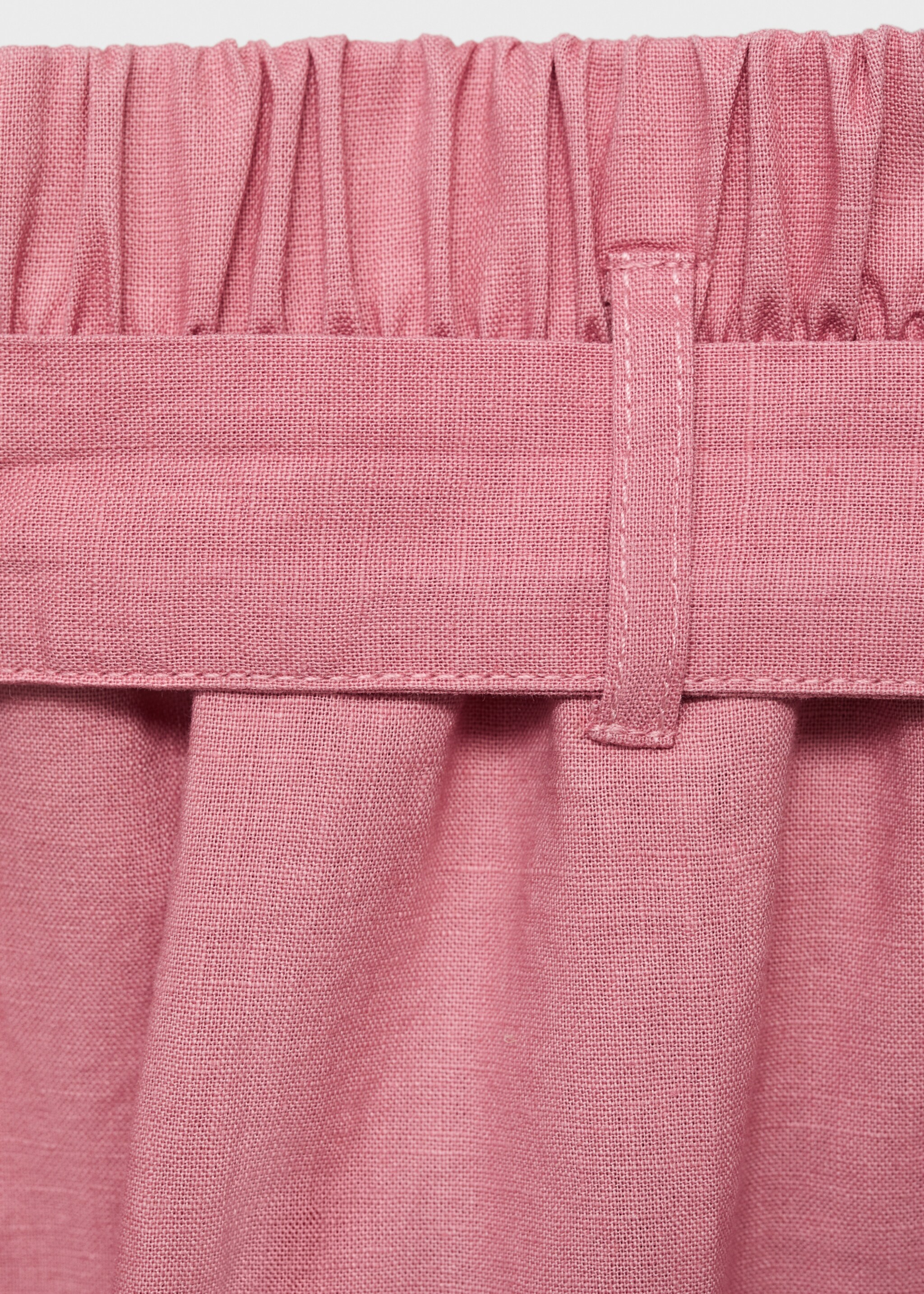 Belt line trousers - Details of the article 0, Pink. Ref: 87075964-00.