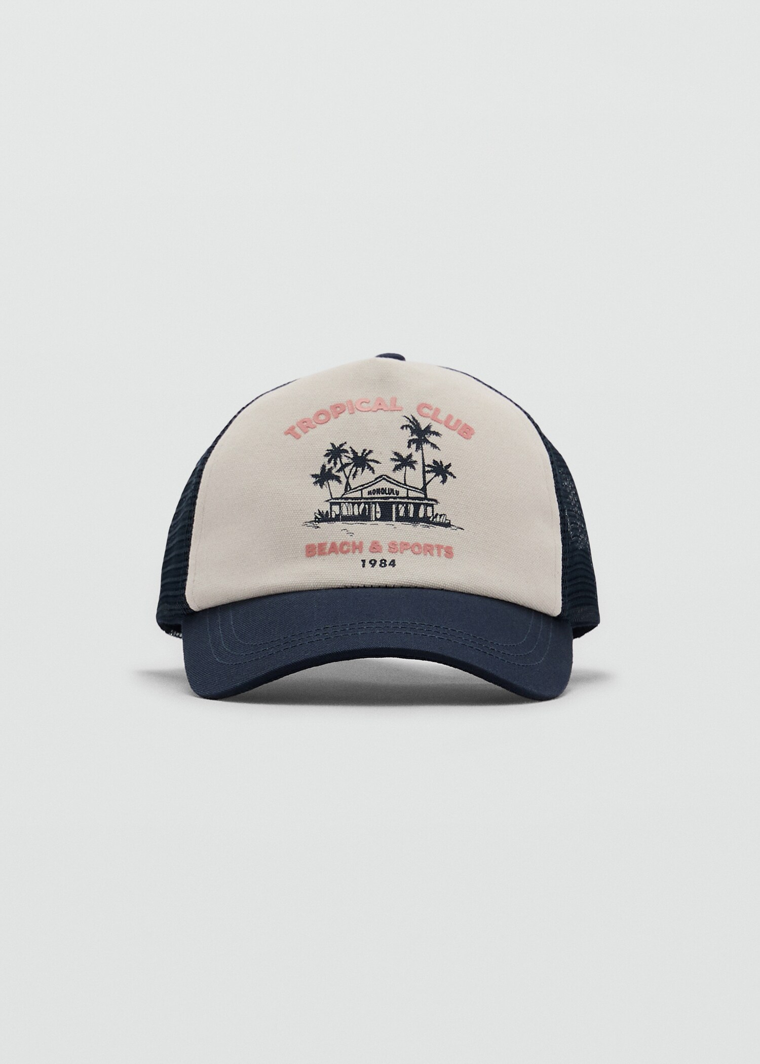 Printed mesh cap - Medium plane