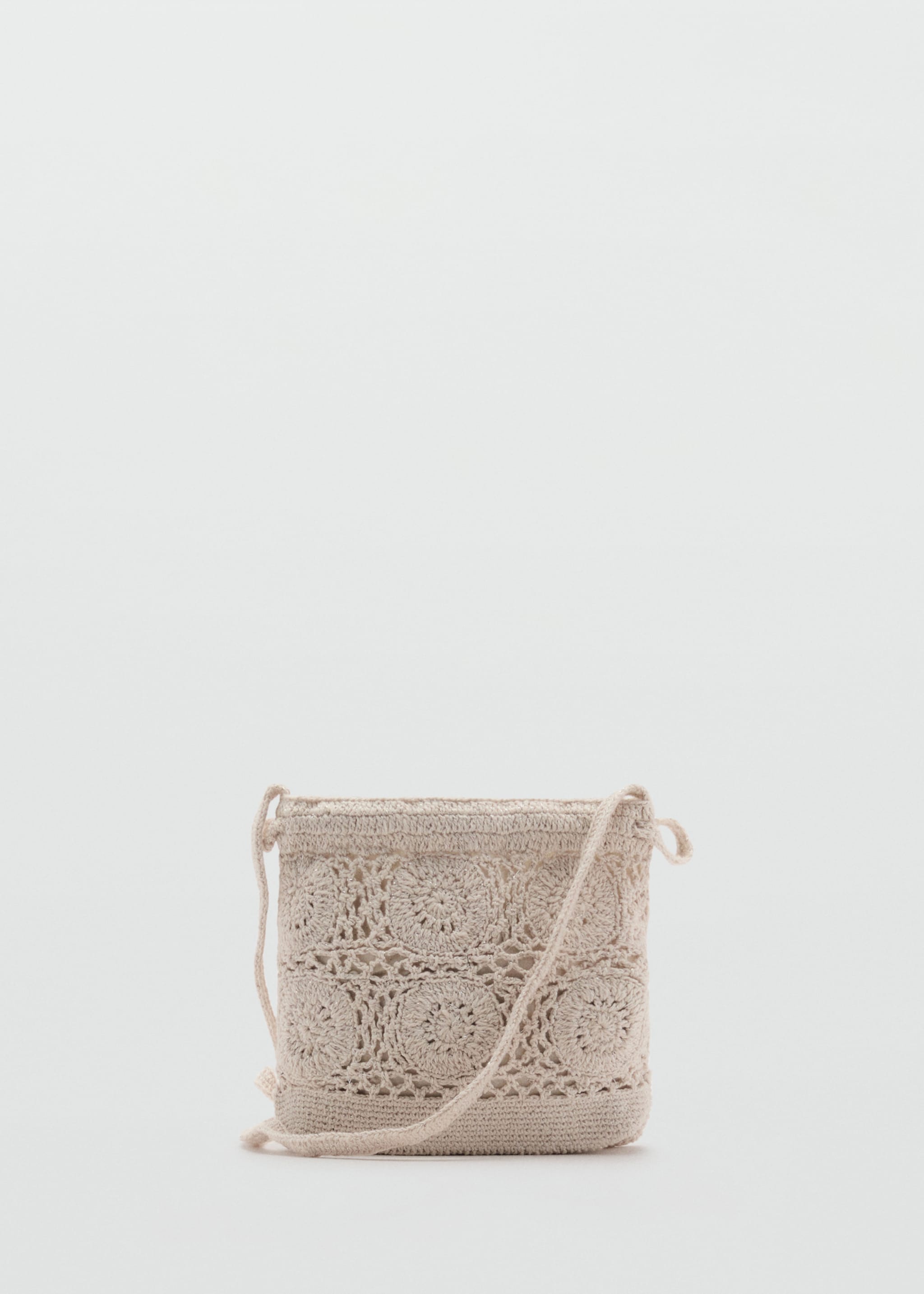 Bucket crochet bag - Article without model, Sand. Ref: 87075973-00.