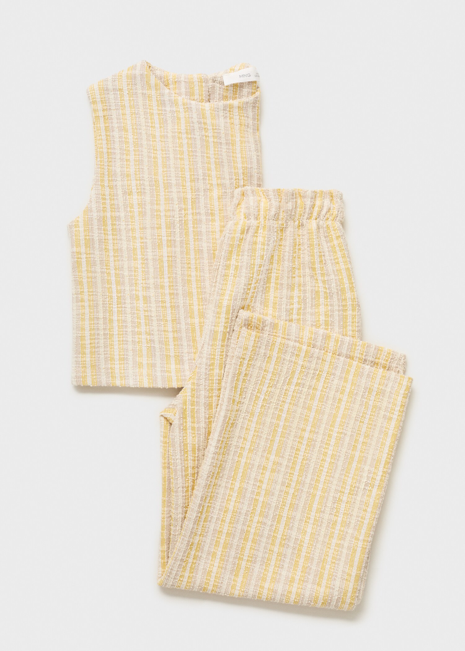 Pantalon texturé rayures - Détail de l'article 8