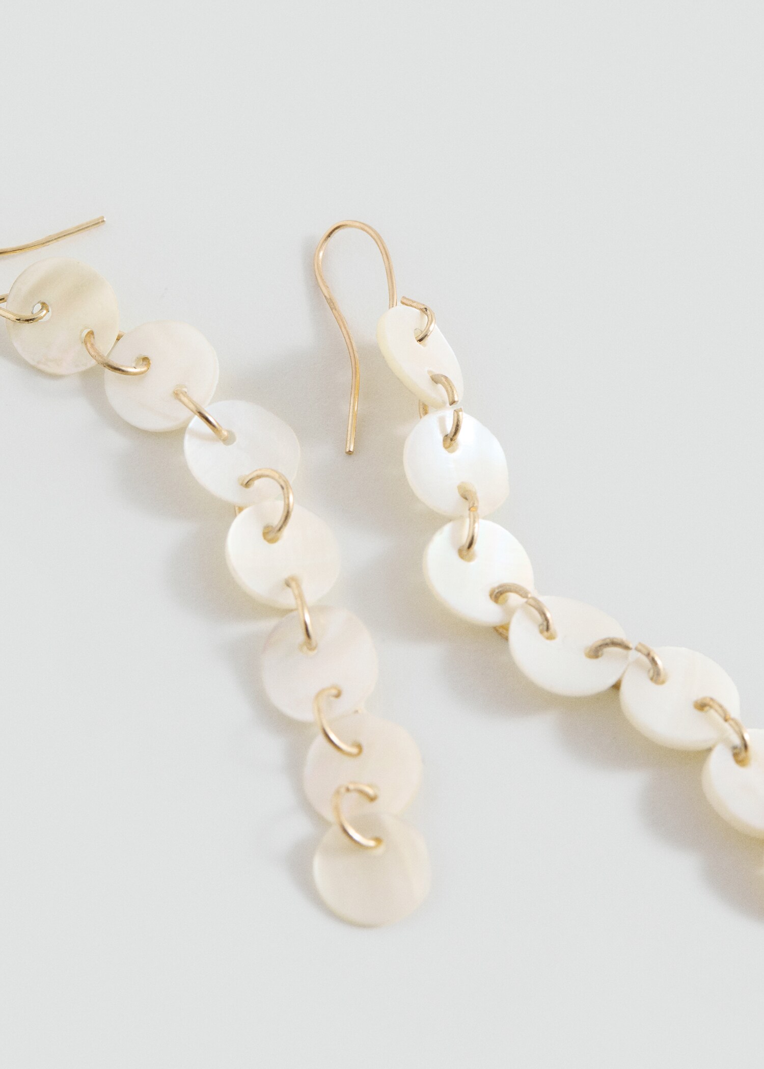 Arracades nacre - Pla mig