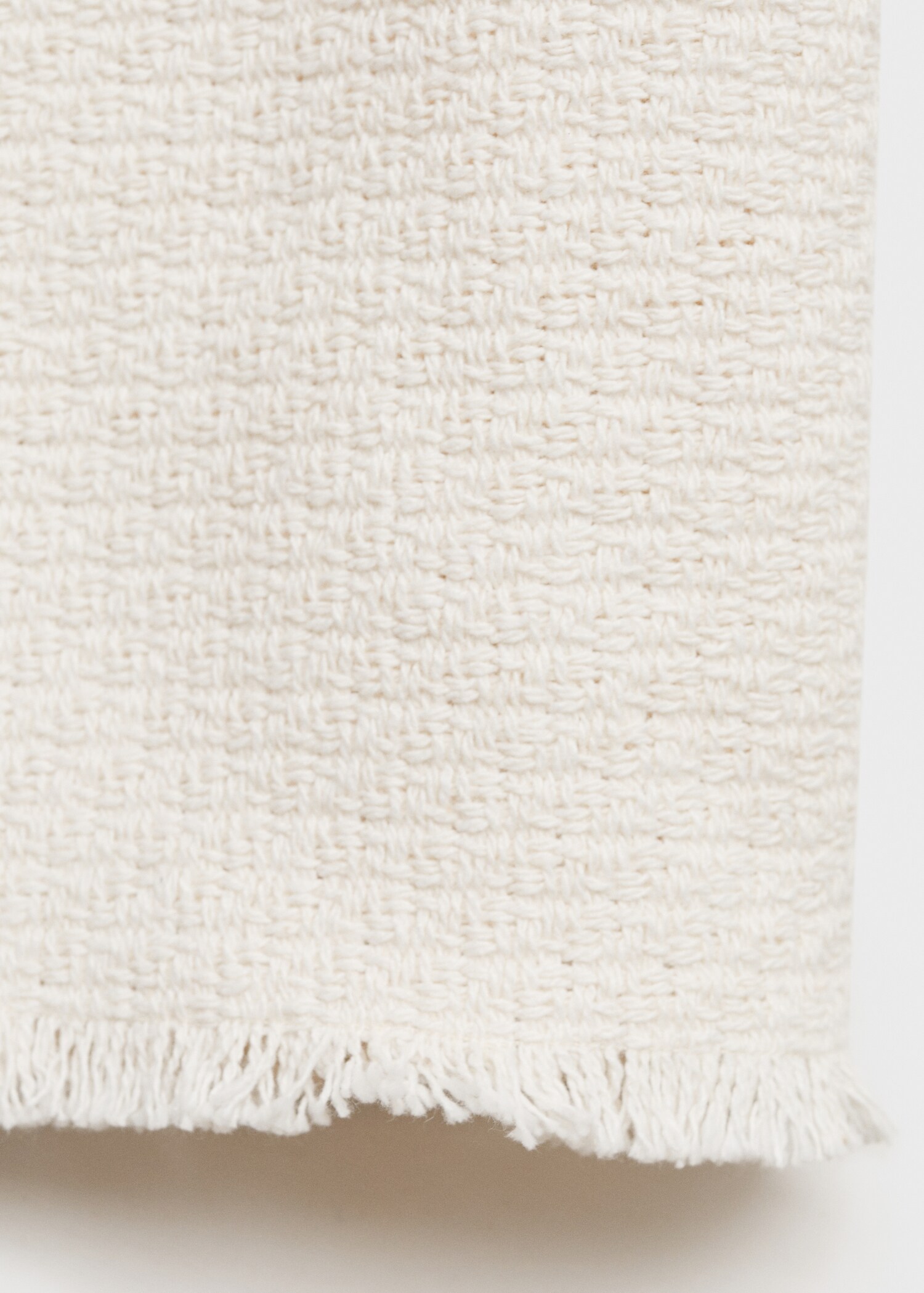 Cropped textured jacket - Details of the article 0