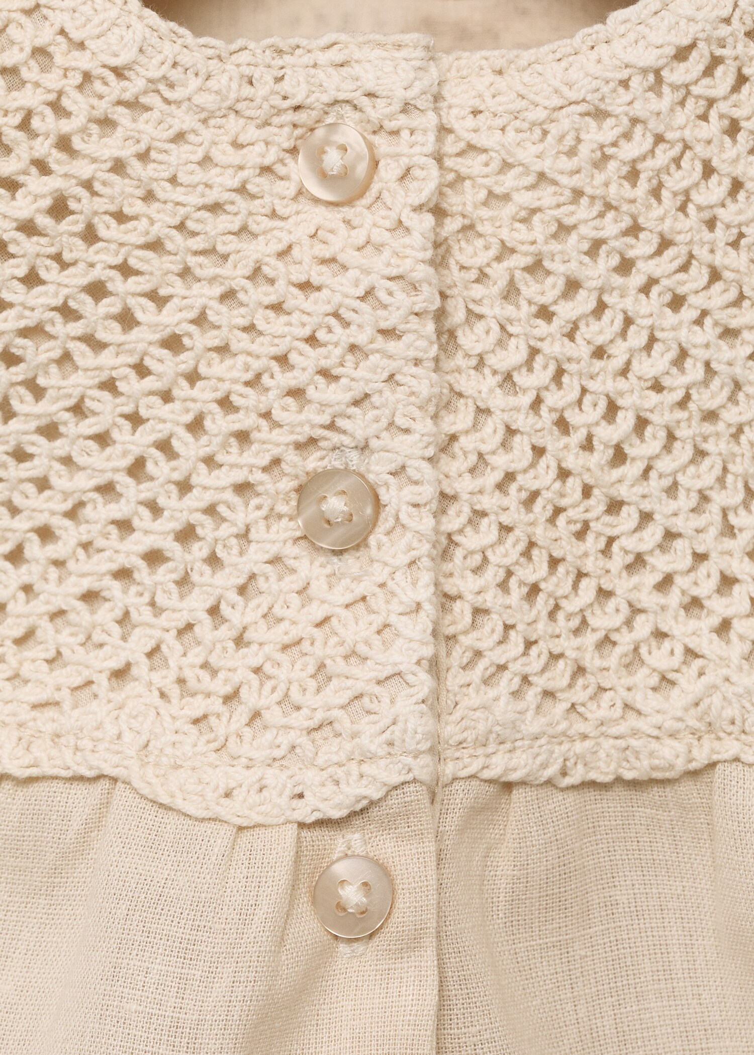 Linen dress and nappy cover - Details of the article 8