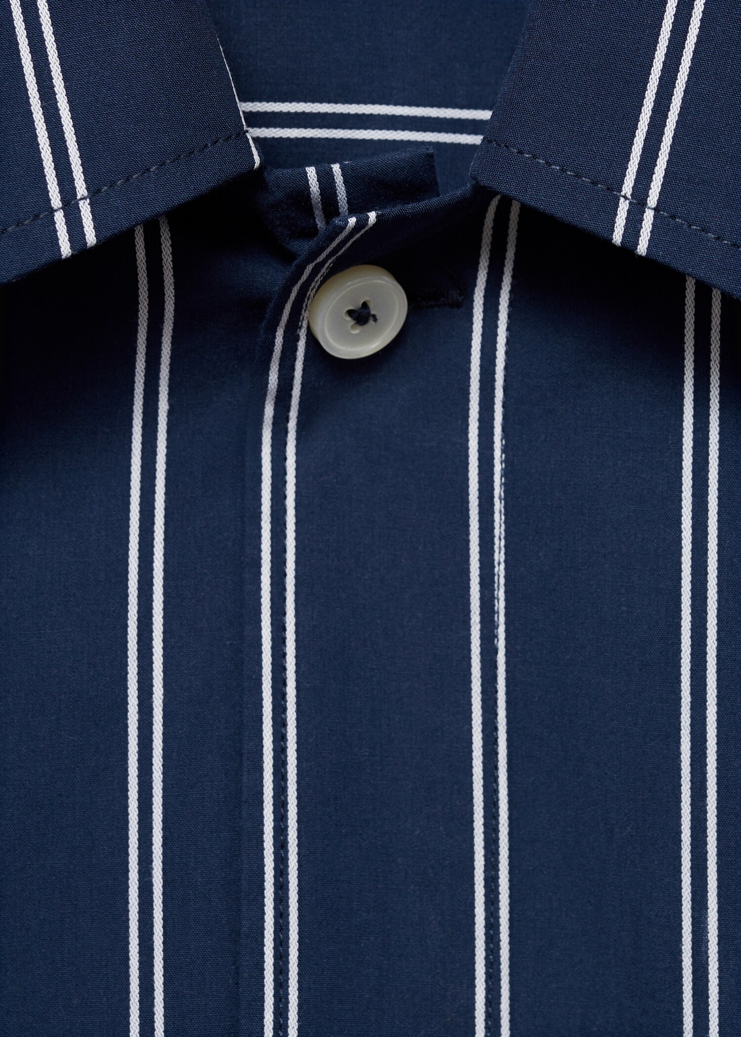 Camisa regular fit 100% algodón rayas - Detalle del artículo 0