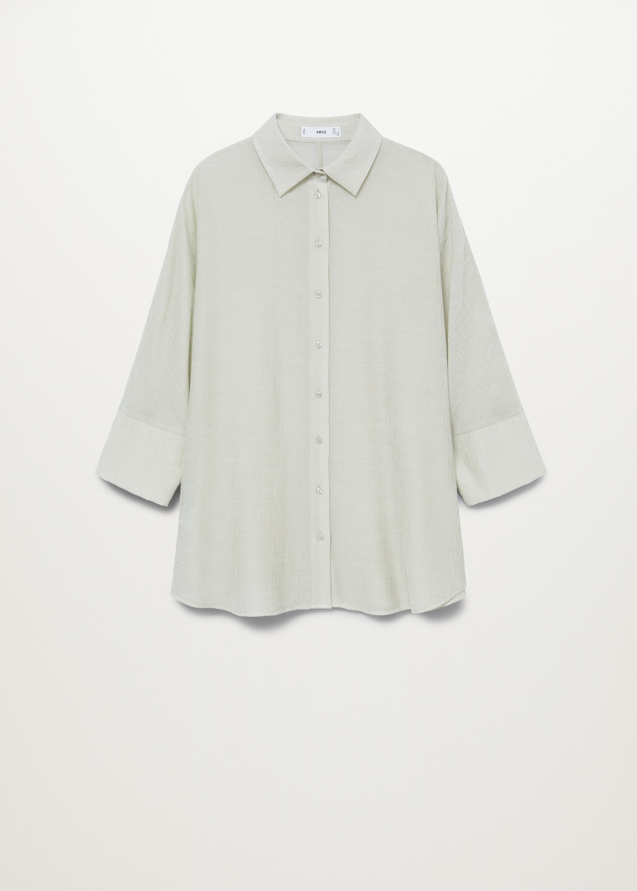 Camisa oversize textura - Artículo sin modelo