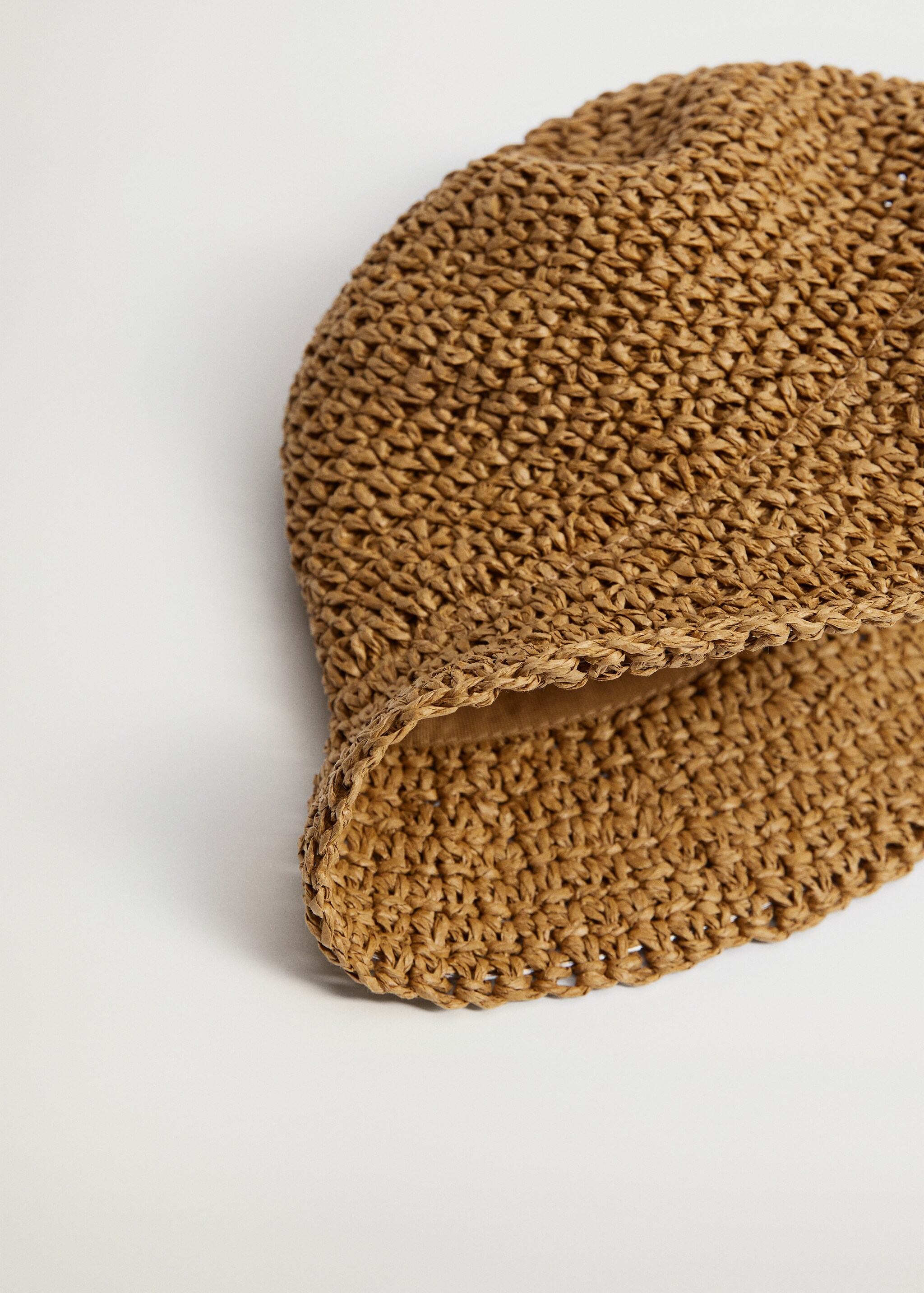 Natural fibre bucket hat - Medium plane
