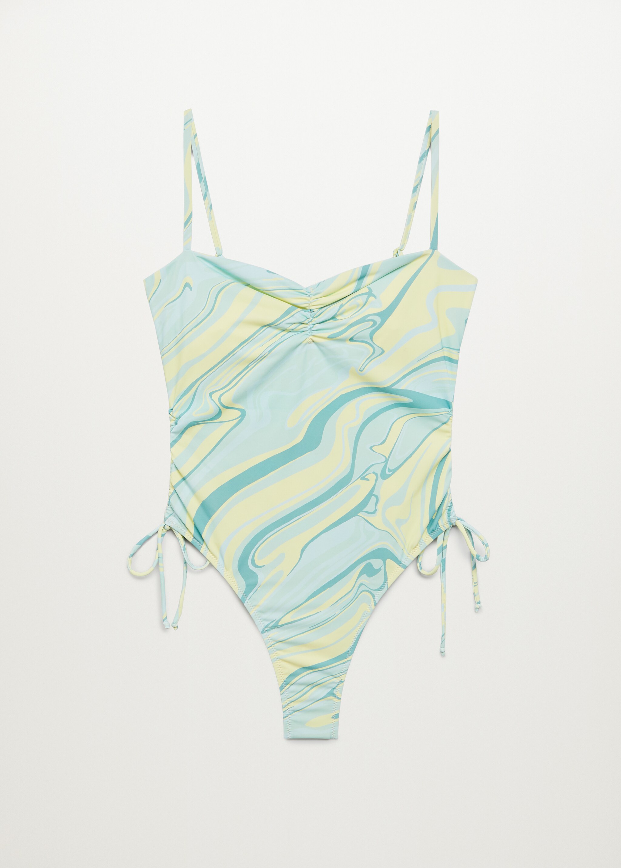 Bañador estampado fruncido - Artículo sin modelo