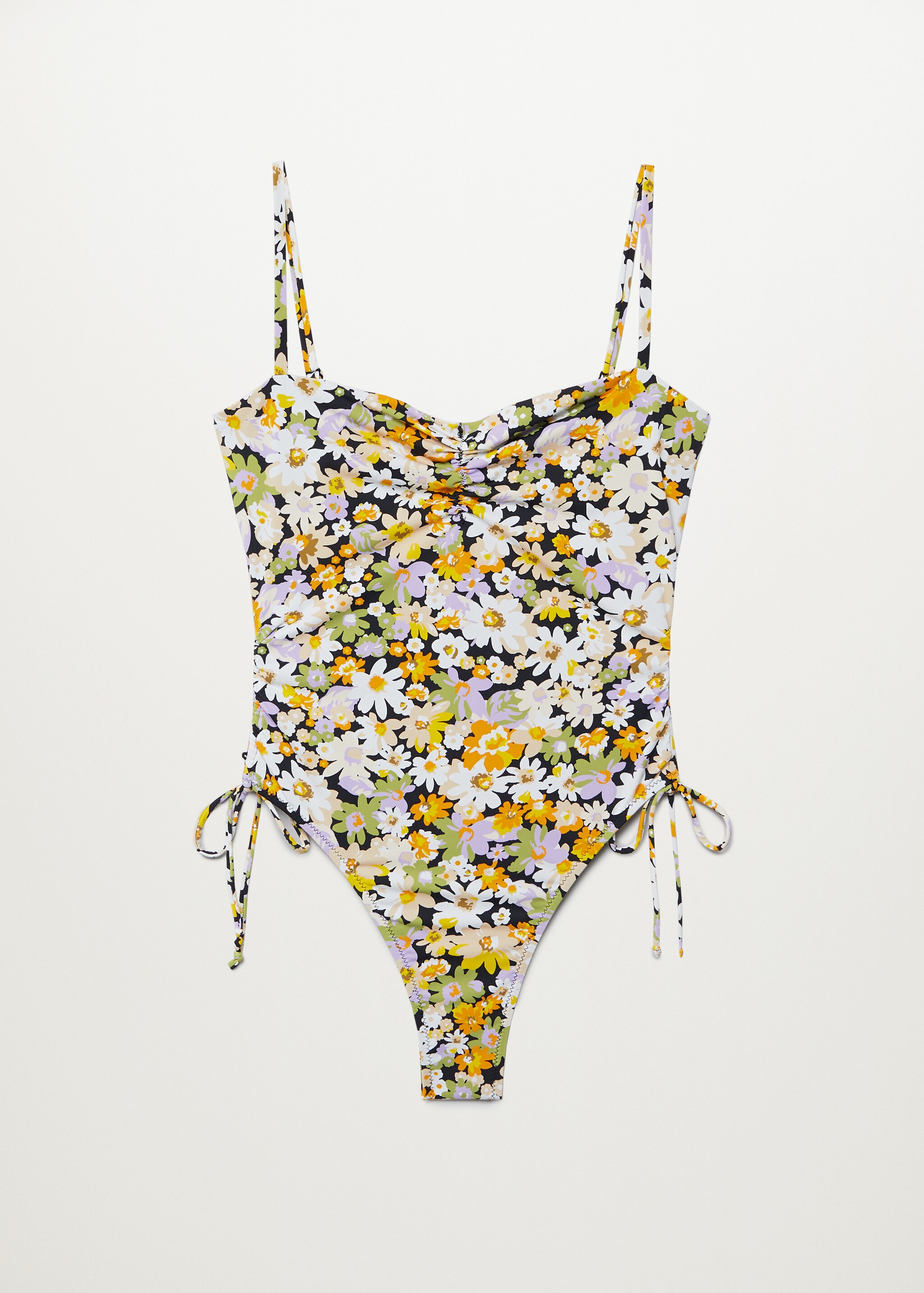 Bañador estampado fruncido - Artículo sin modelo