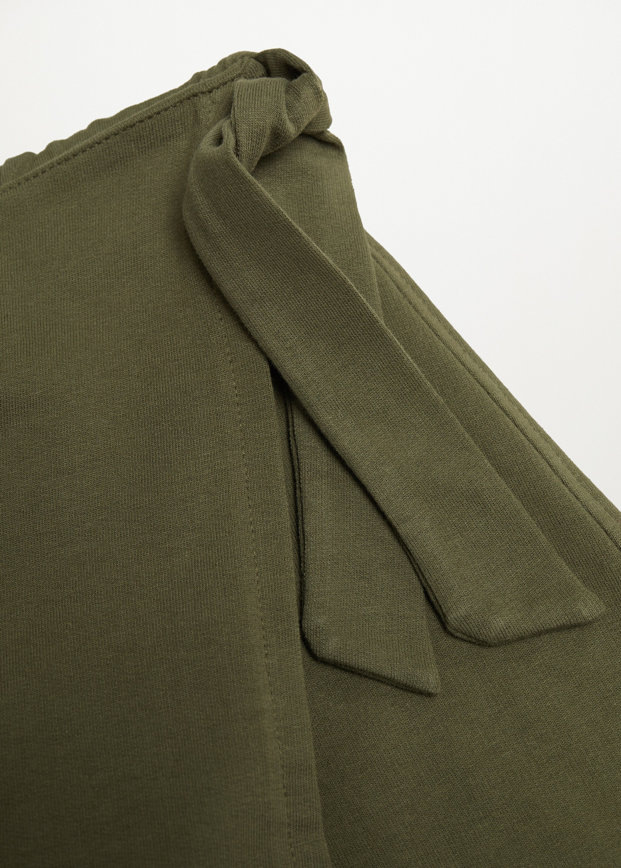 Knitted organic cotton shorts - Details of the article 8