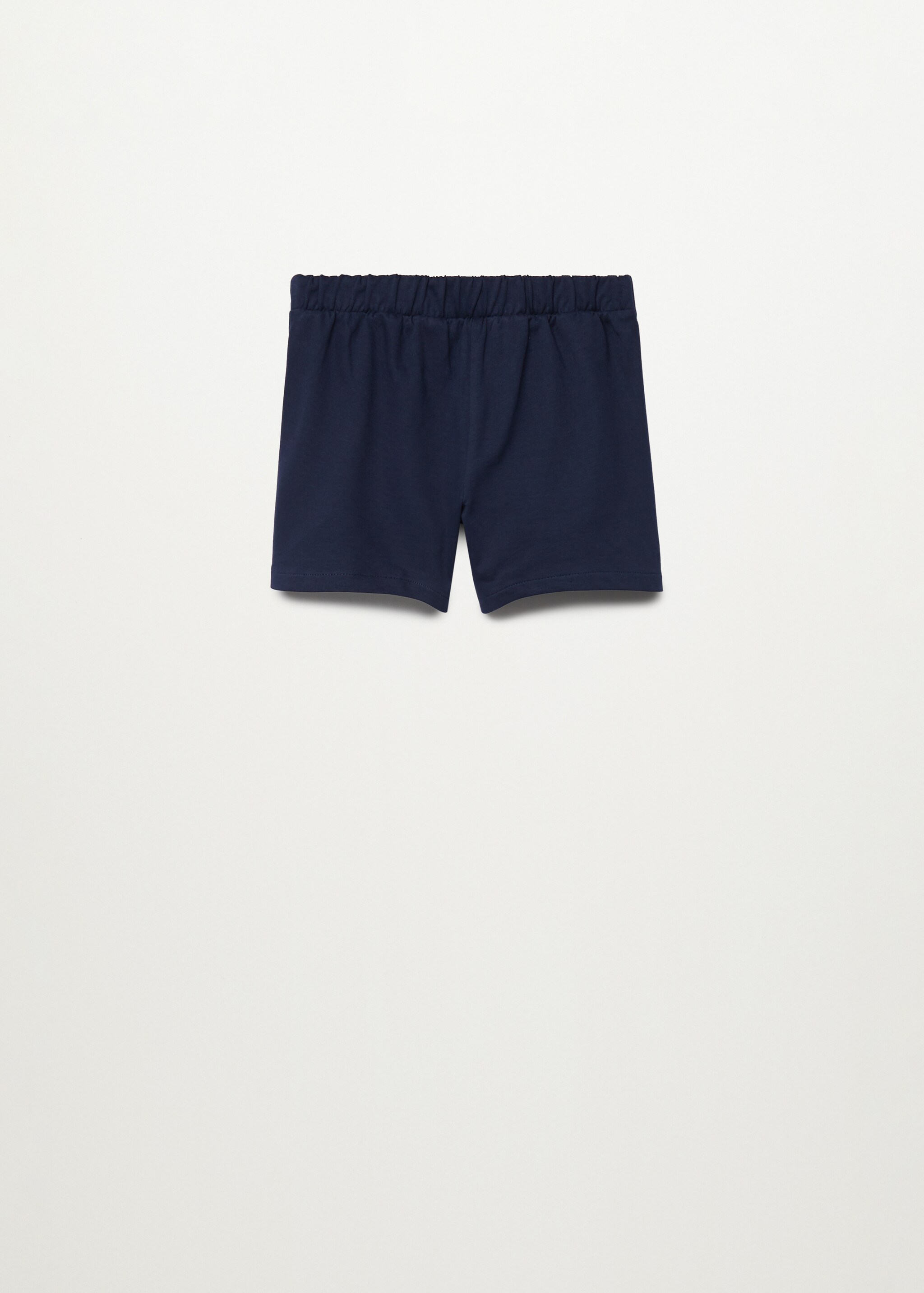 Knitted organic cotton shorts - Reverse of the article