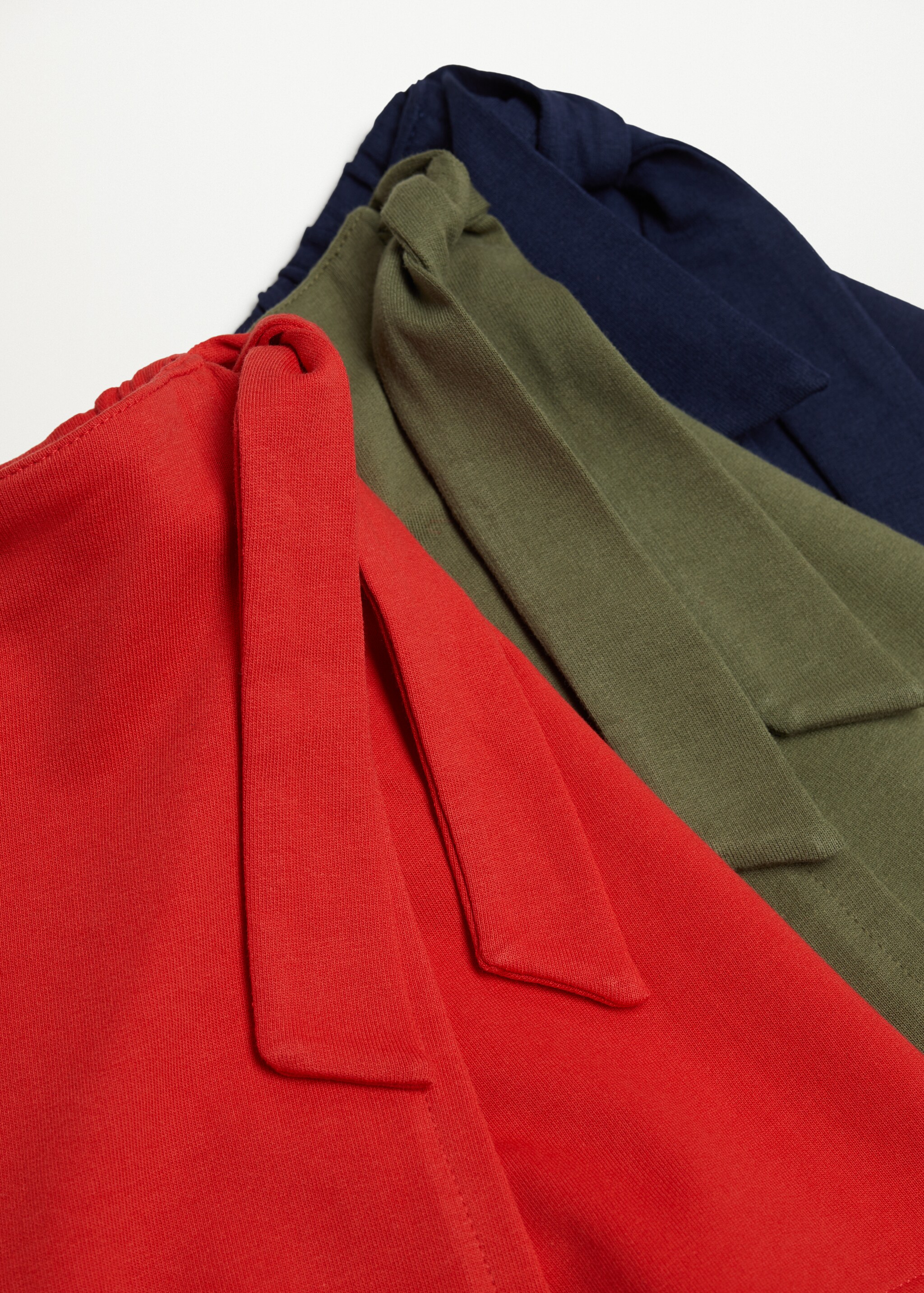Knitted organic cotton shorts - Details of the article 8