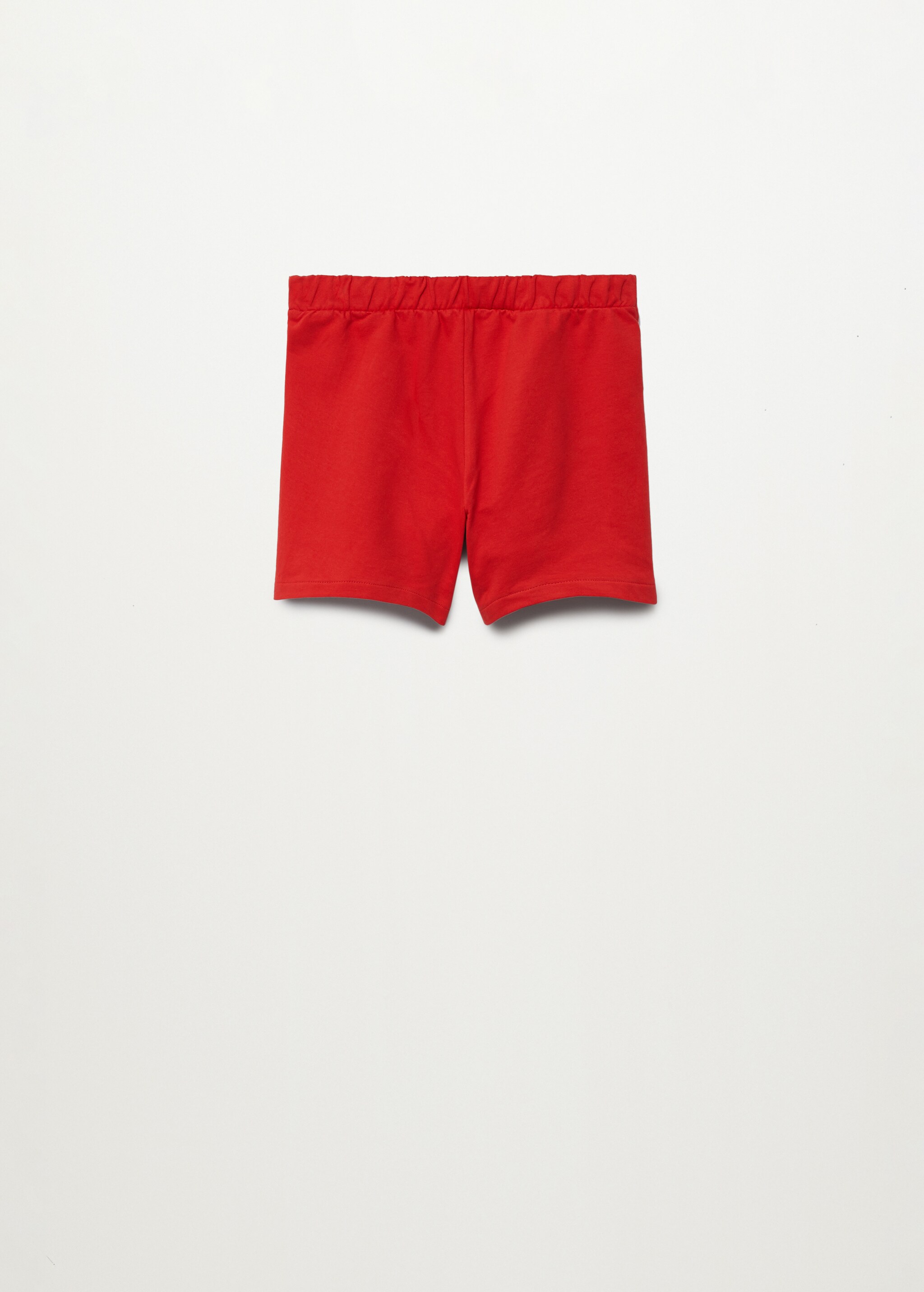 Knitted organic cotton shorts - Reverse of the article
