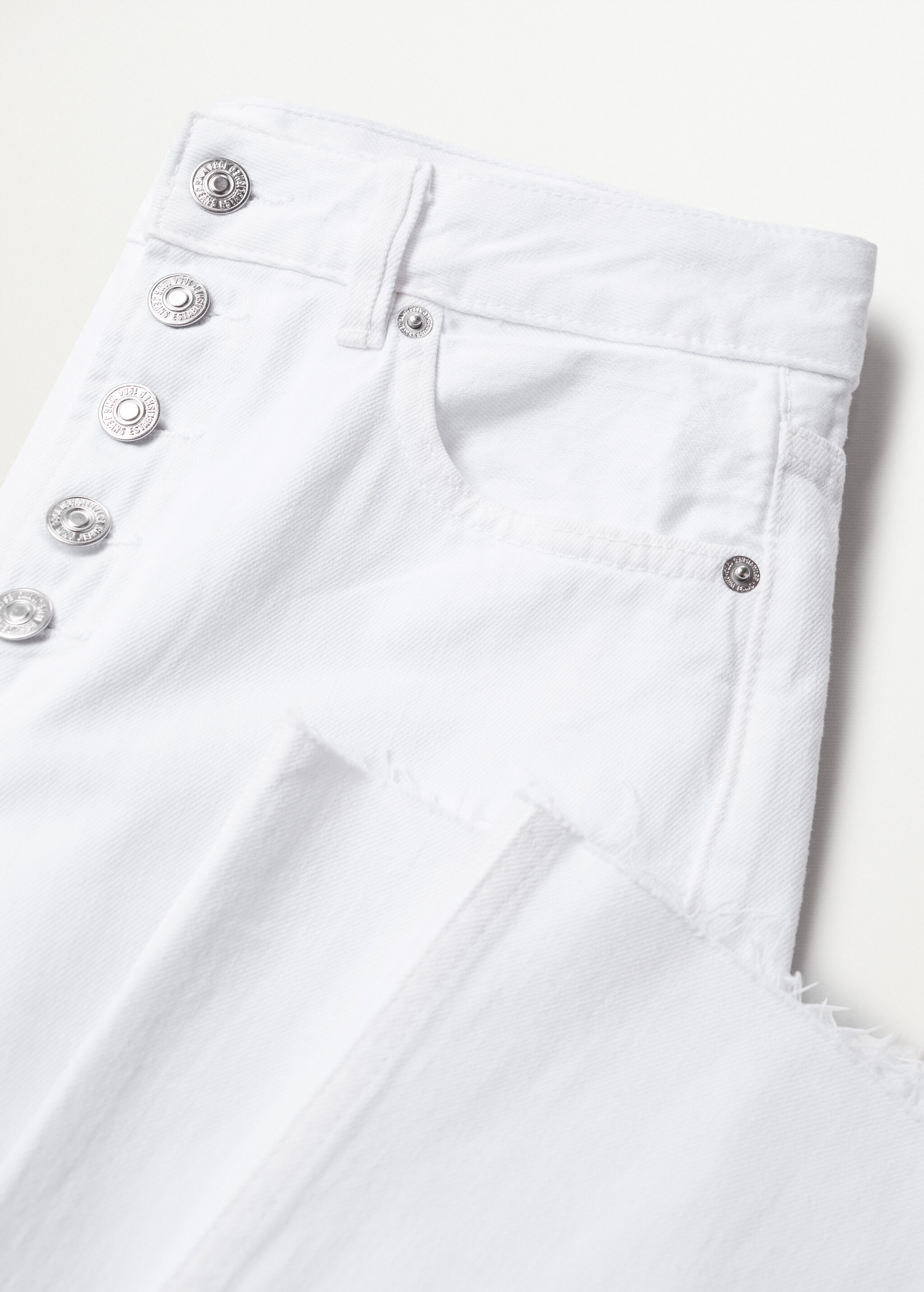 High-waist wideleg jeans - Details of the article 8