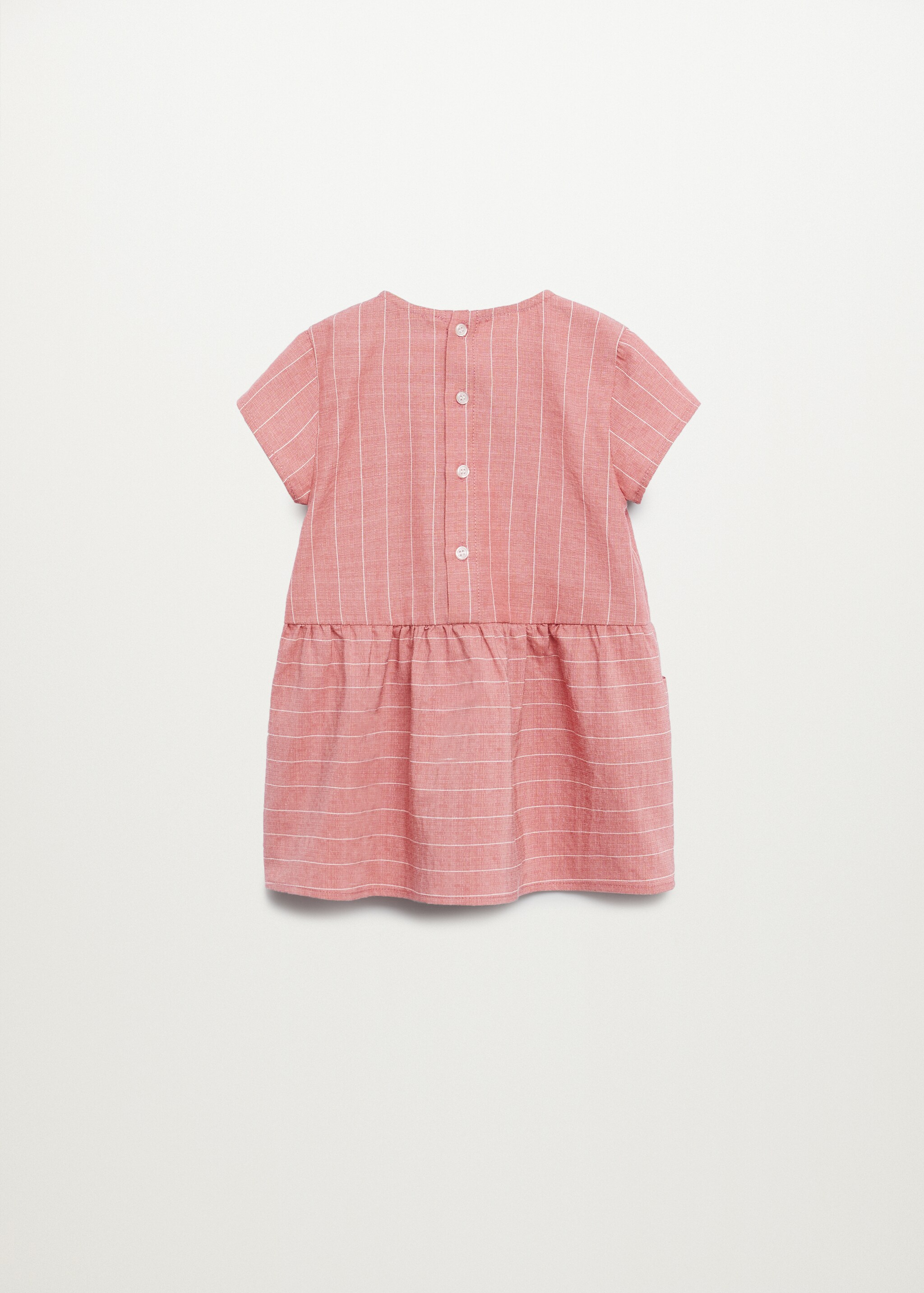 Vestido acampanado rayas - Reverso del artículo