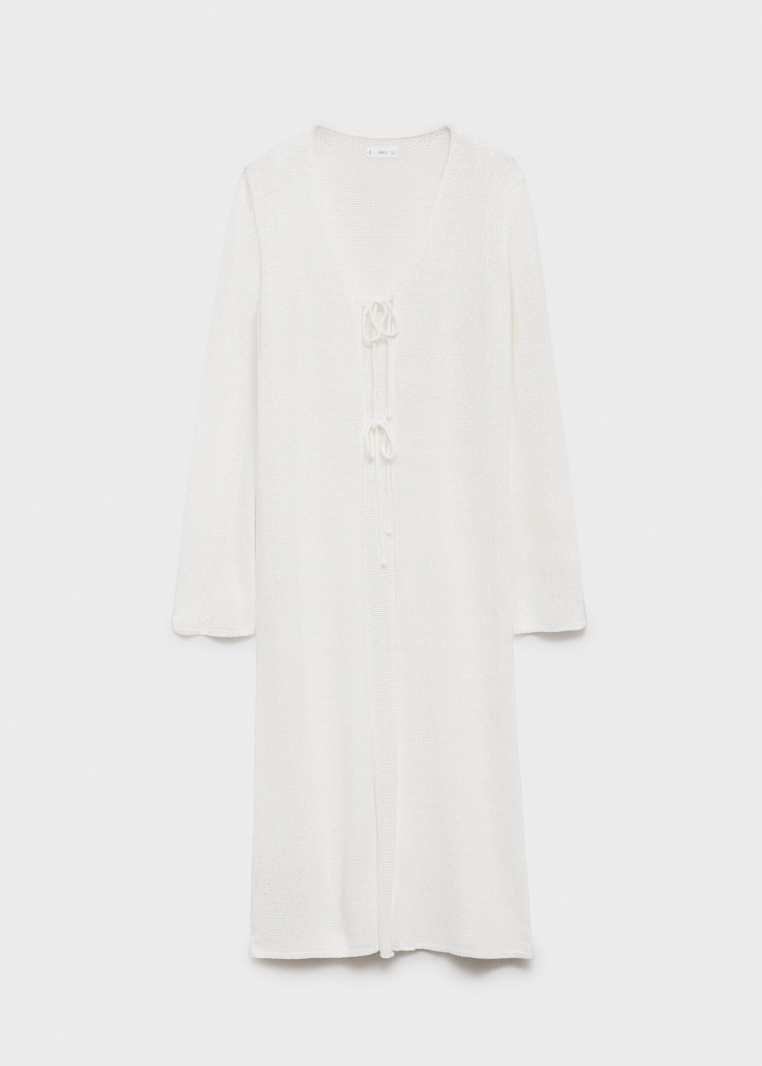 Lang gebreid vest - Artikel zonder model