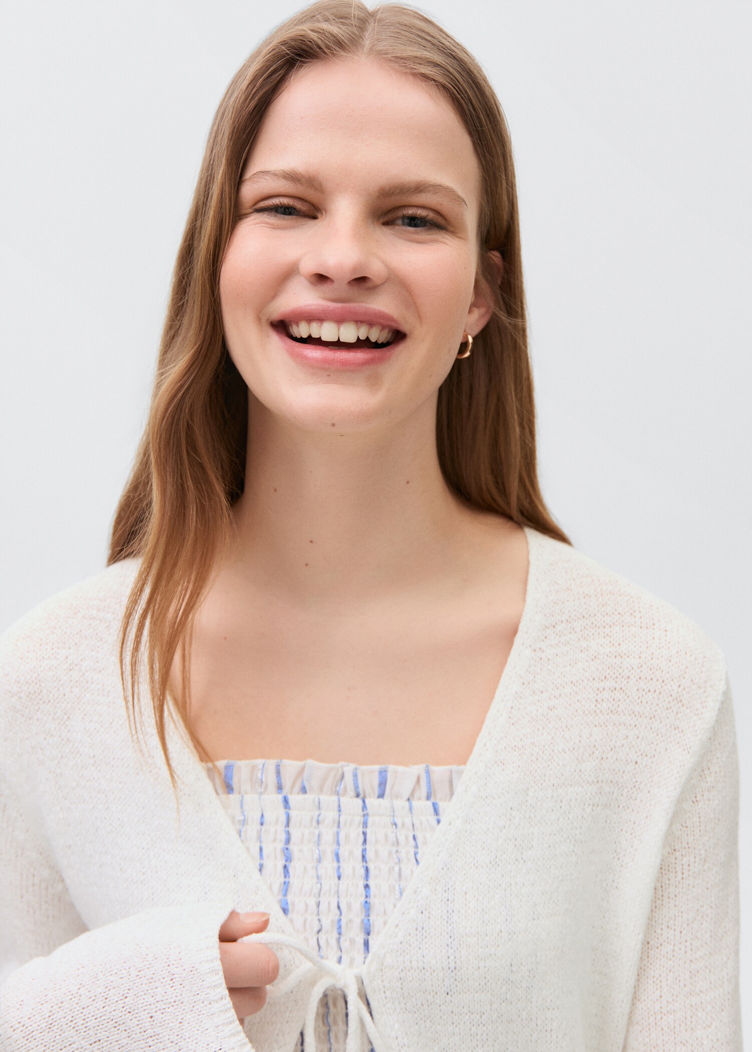 Lang gebreid vest - Detail van het artikel 1