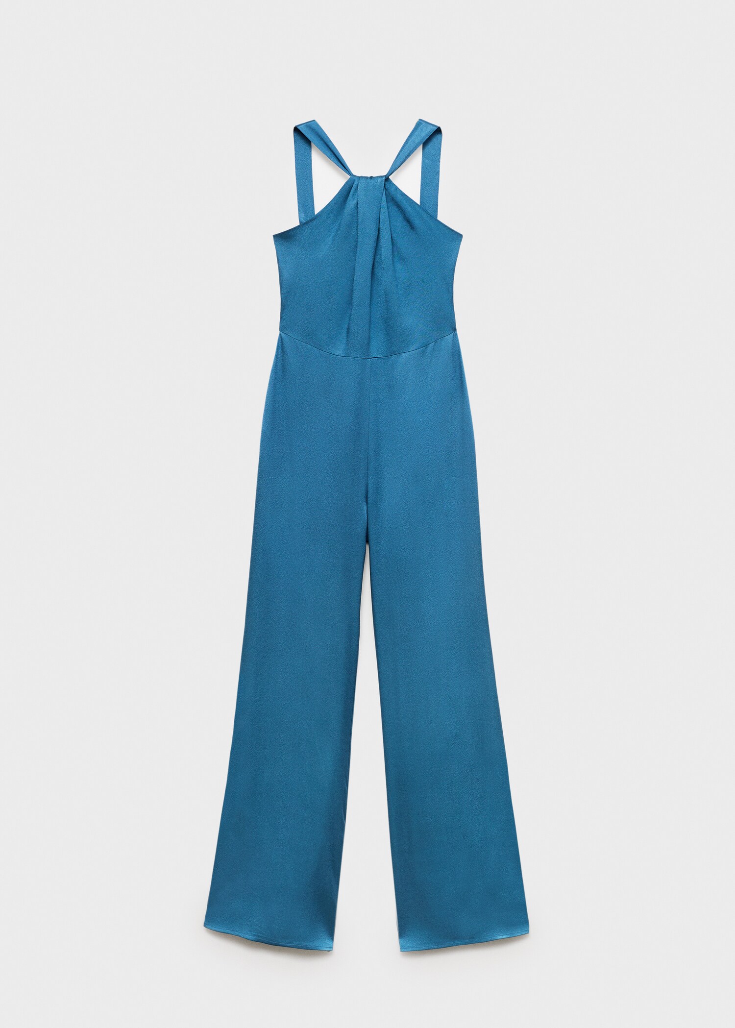 Satinerad jumpsuit halterneck - Artikel utan modell