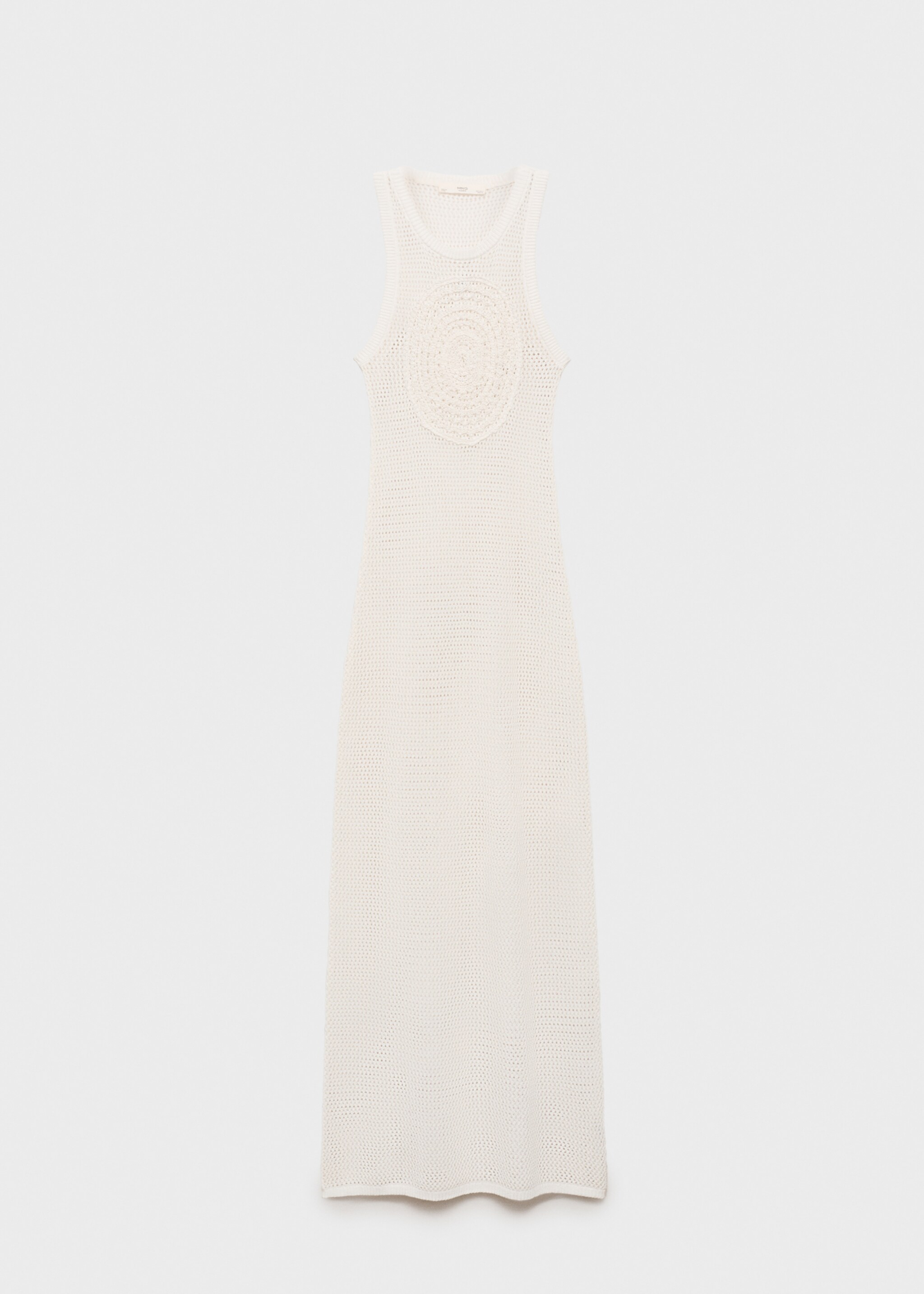 Robe crochet coton - Article sans modèle, Blanc cassé. Ref: 87076366-00.