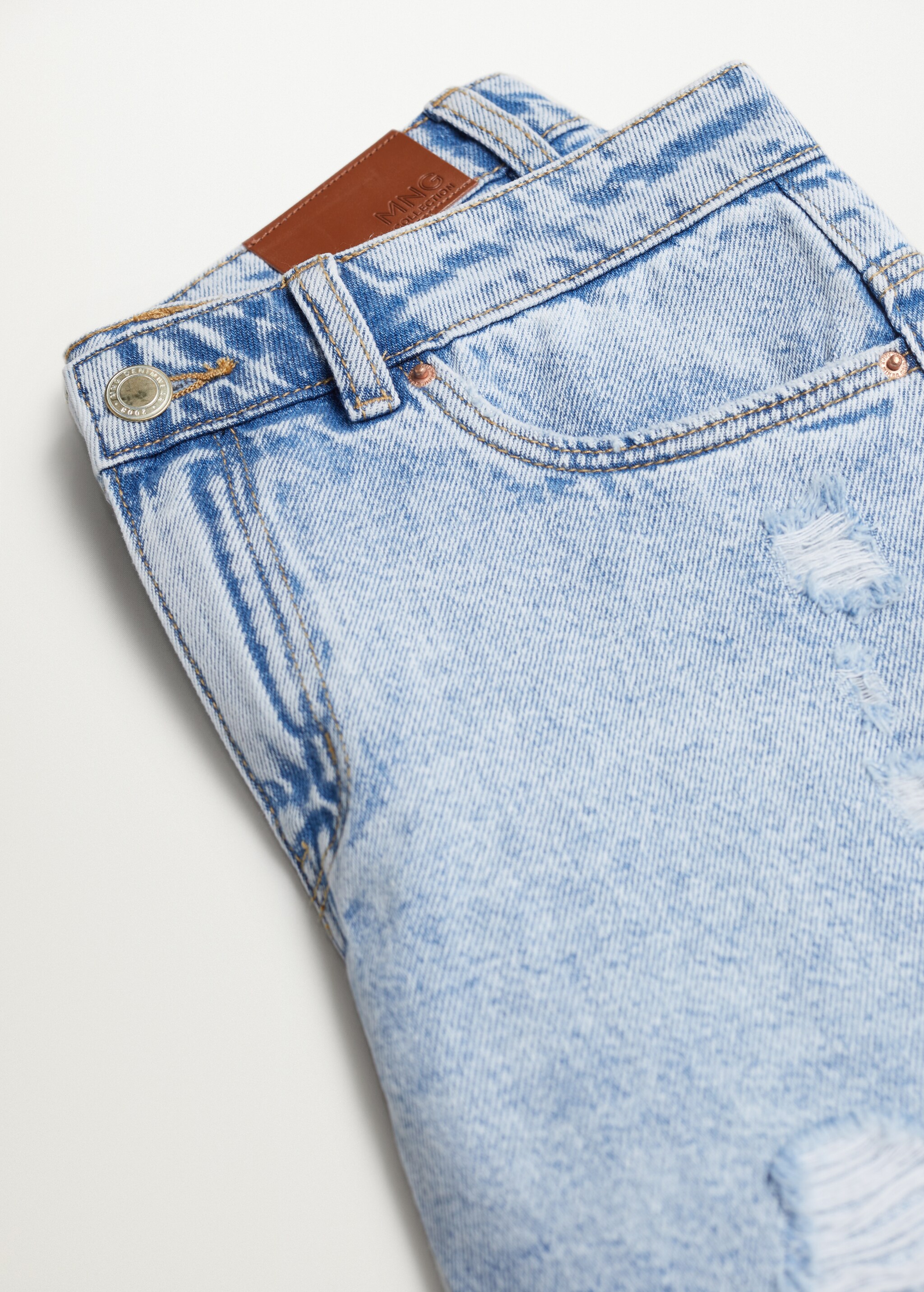 Short denim rotos decorativos - Detalle del artículo 8