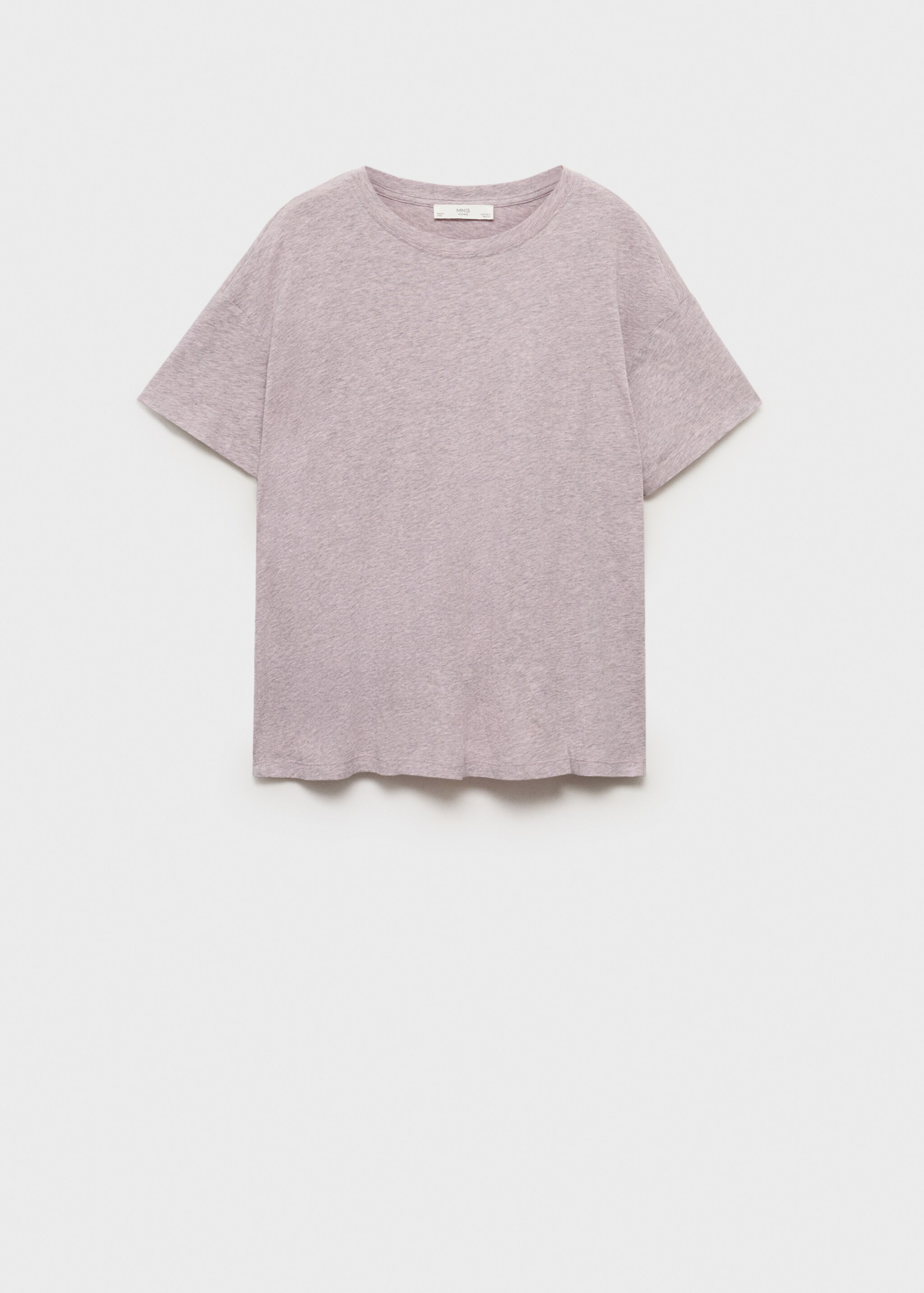 Kortärmad t-shirt bomull - Artikel utan modell, Lila. Ref: 87076709-00.