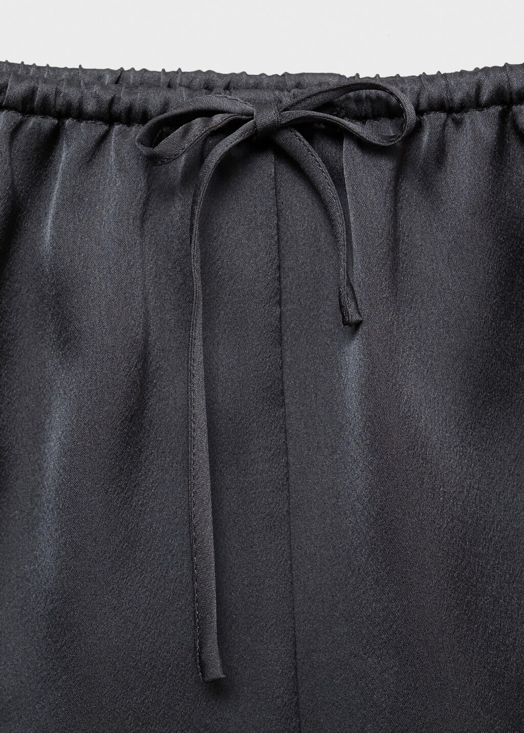 Satin shorts with bow - Women | MANGO OUTLET USA