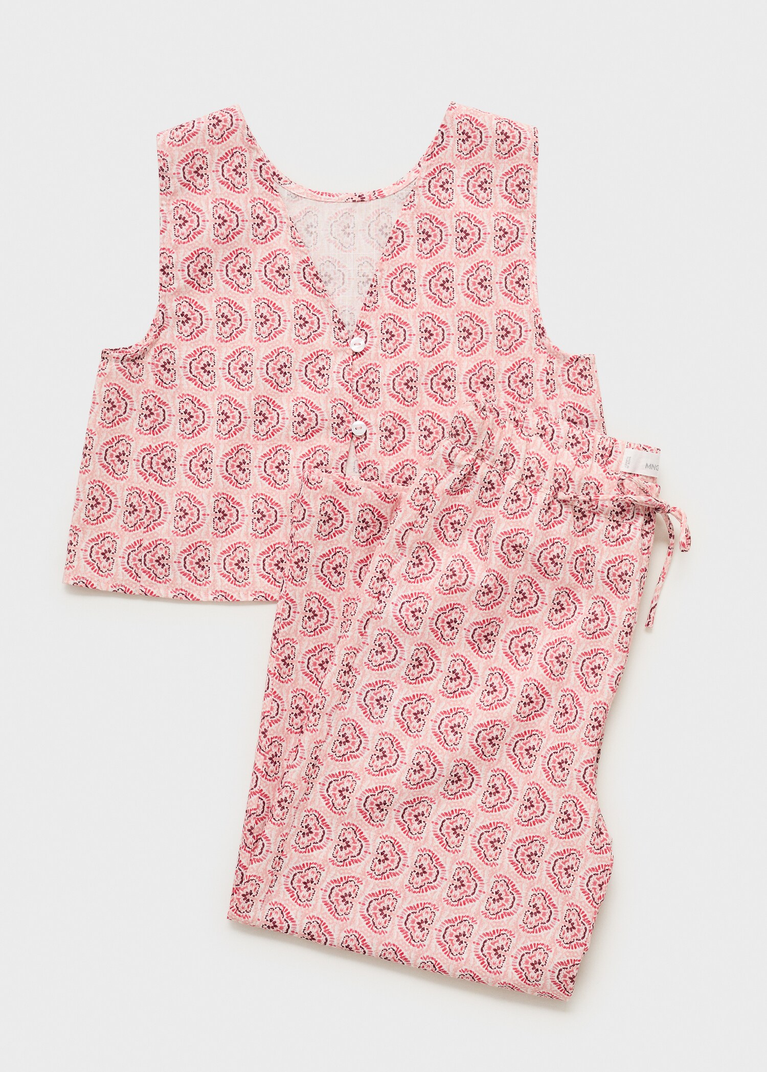 Printed cotton trousers - Details of the article 8