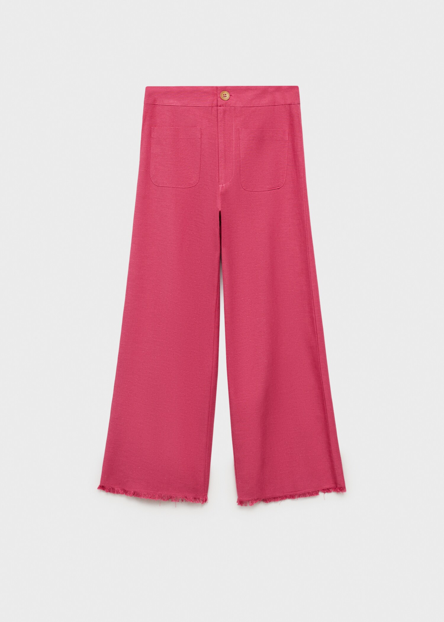Linen-blend culotte trousers - Article without model