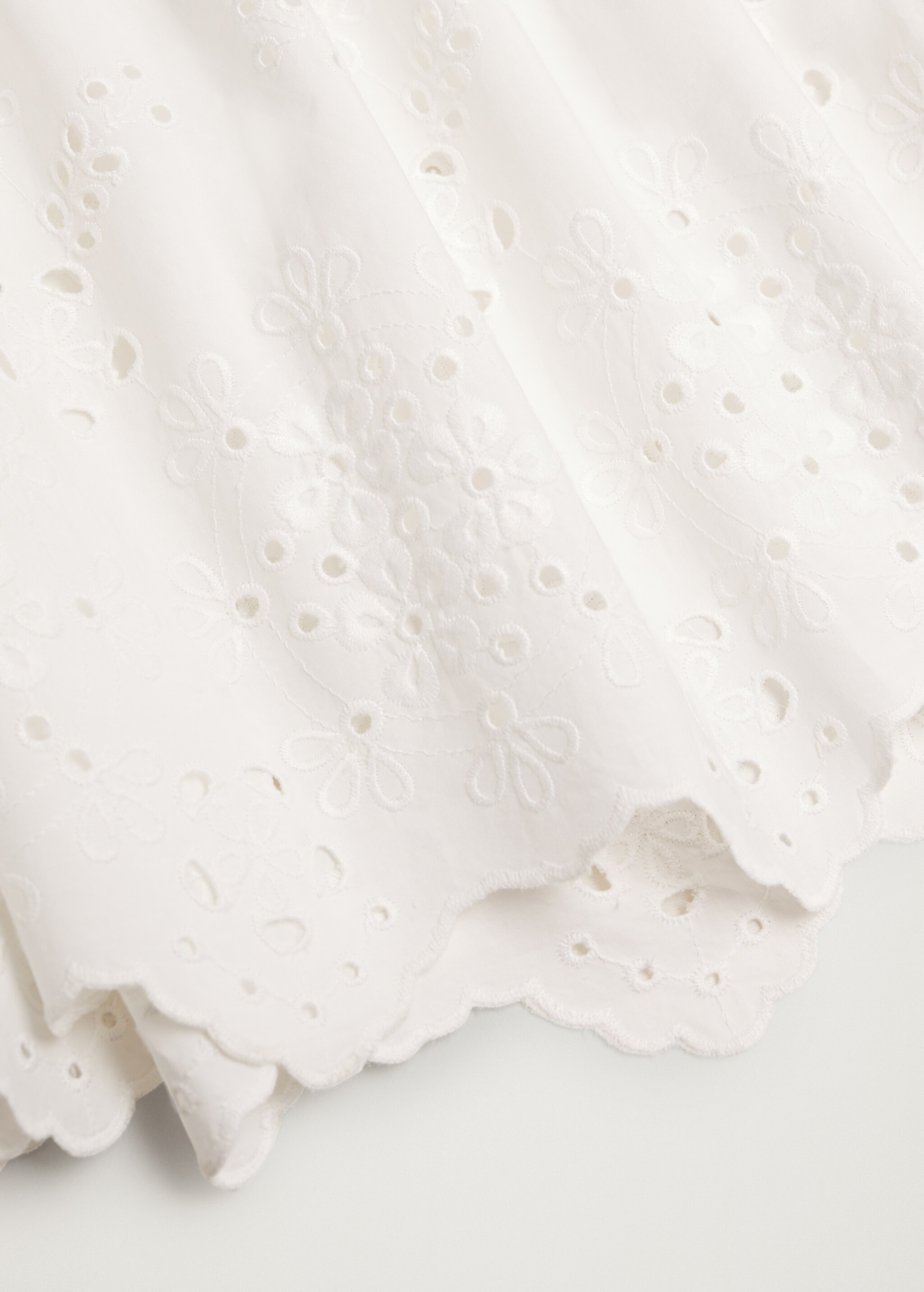 Swiss embroidery popelin blouse - Details of the article 8