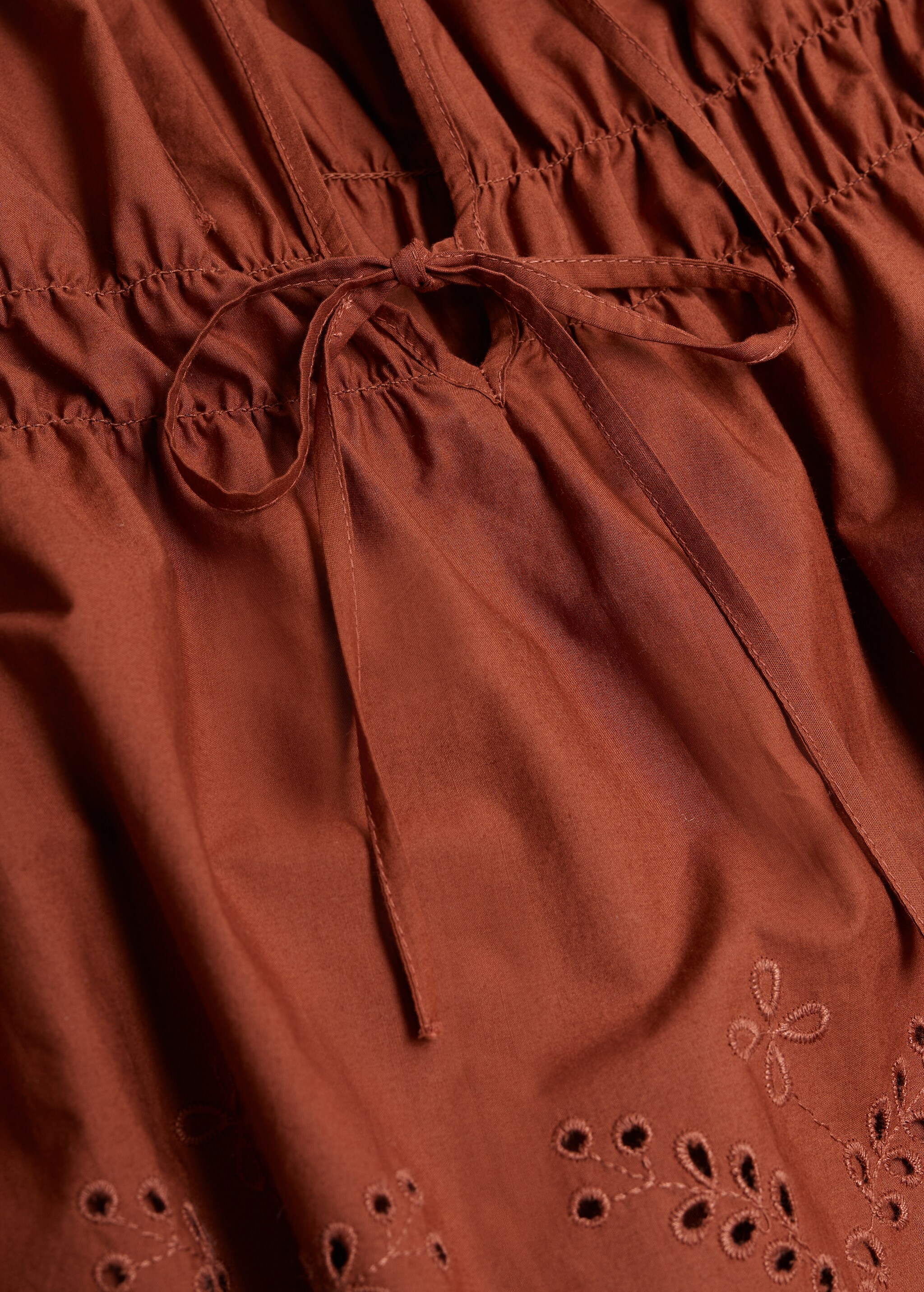 Swiss embroidery popelin blouse - Details of the article 8