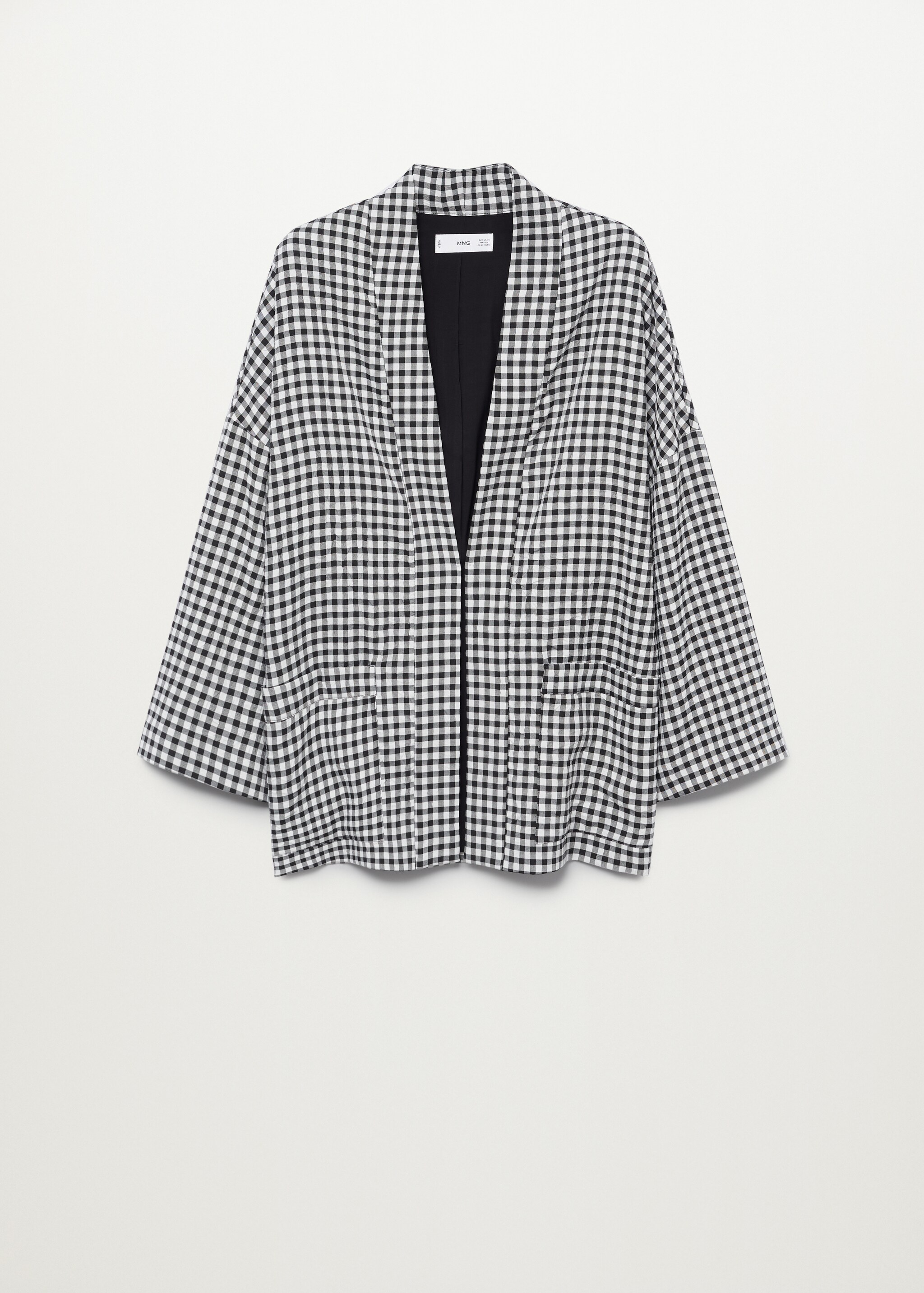 Chaqueta cuadro vichy - Artículo sin modelo