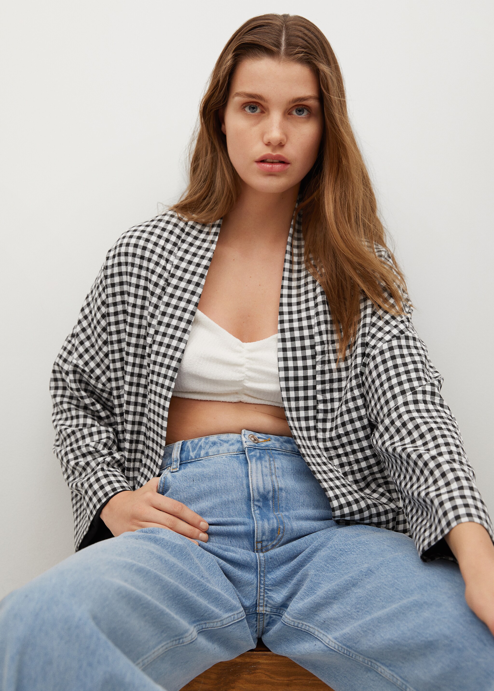 Chaqueta cuadro vichy - Detalle del artículo 2
