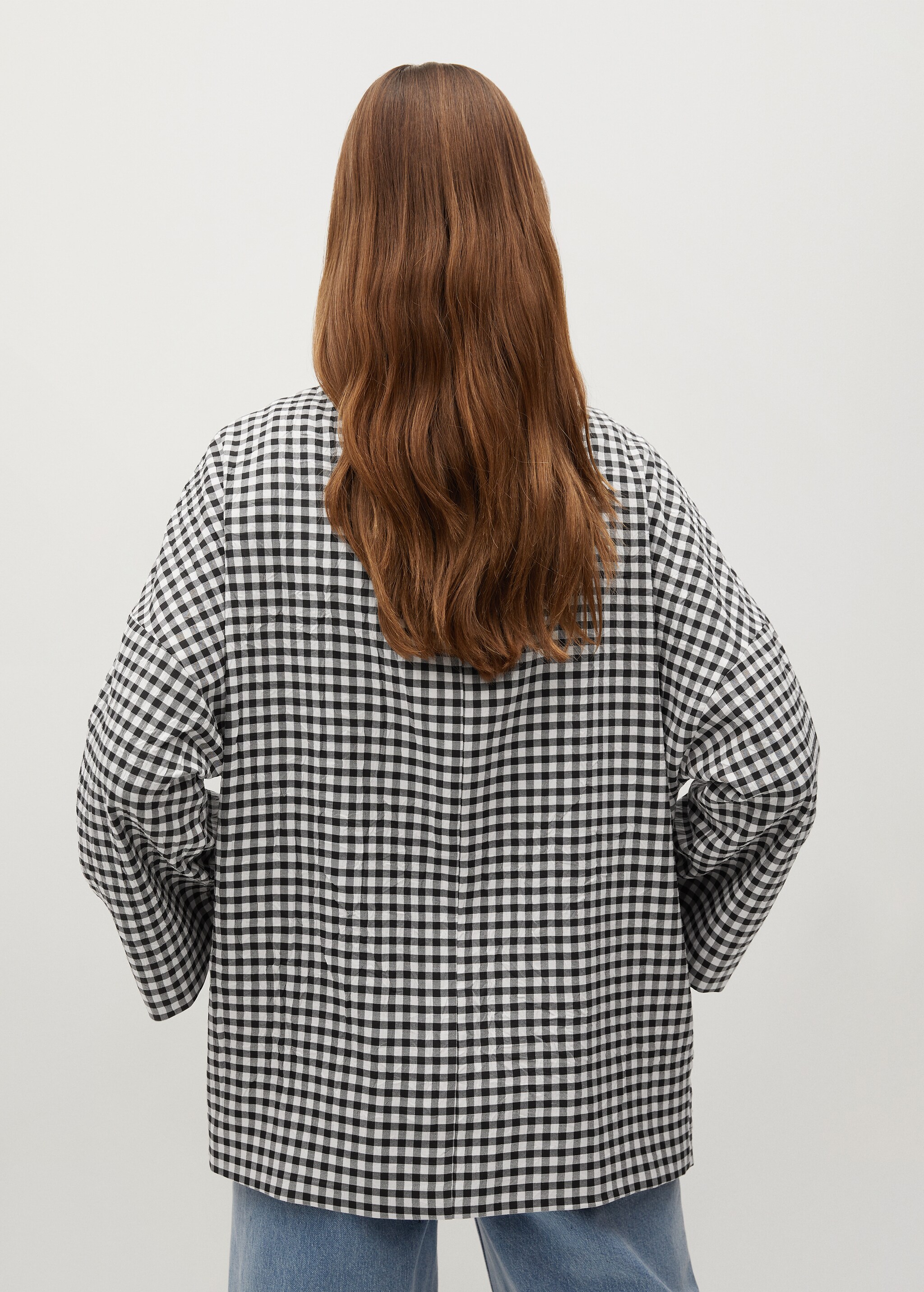 Chaqueta cuadro vichy - Reverso del artículo