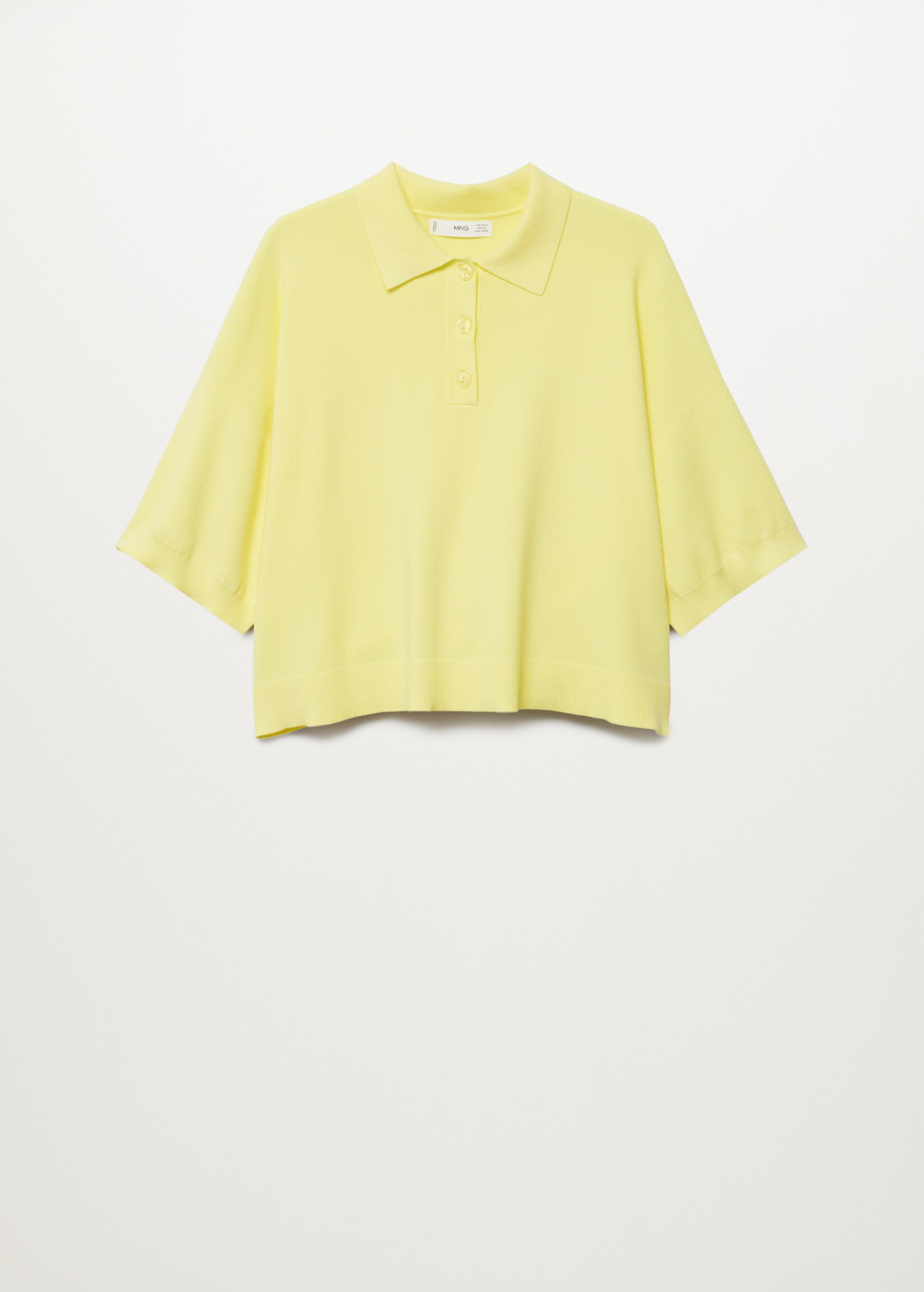 Polokošile crop oversize - Zboží bez modelu