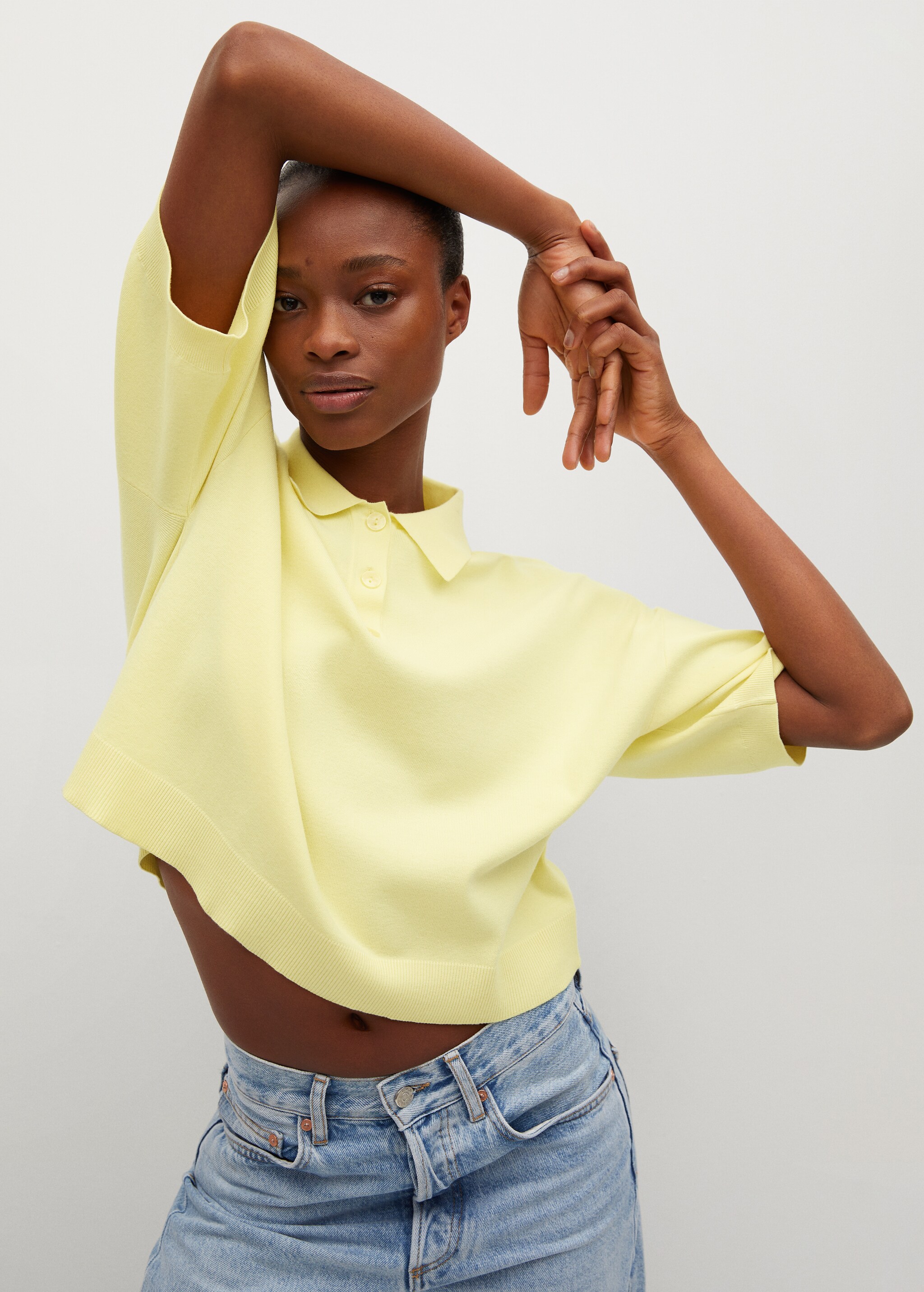 Polokošile crop oversize - Detail zboží 2