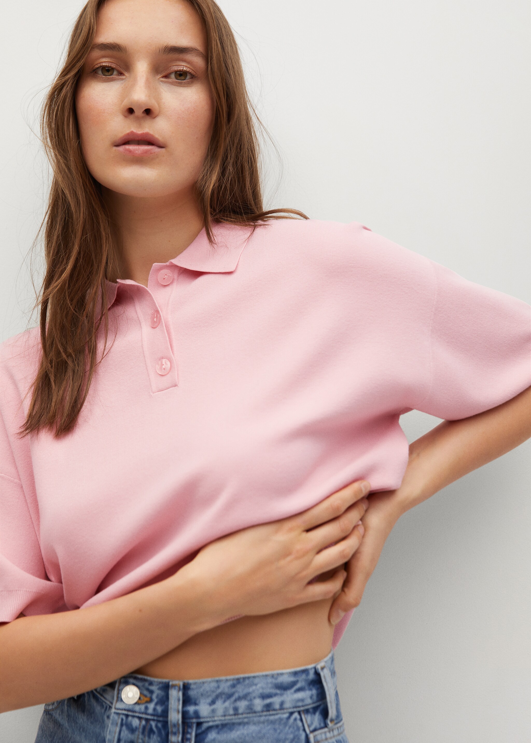Polokošile crop oversize - Detail zboží 2