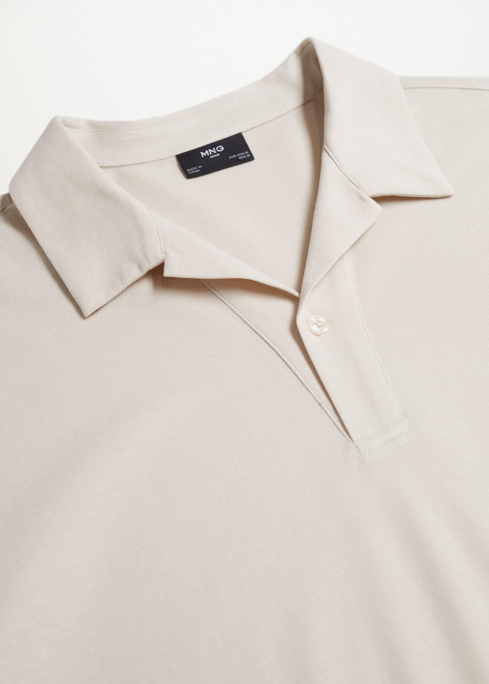 Thermoregulating polo shirt with bowling collar  - Details of the article 8