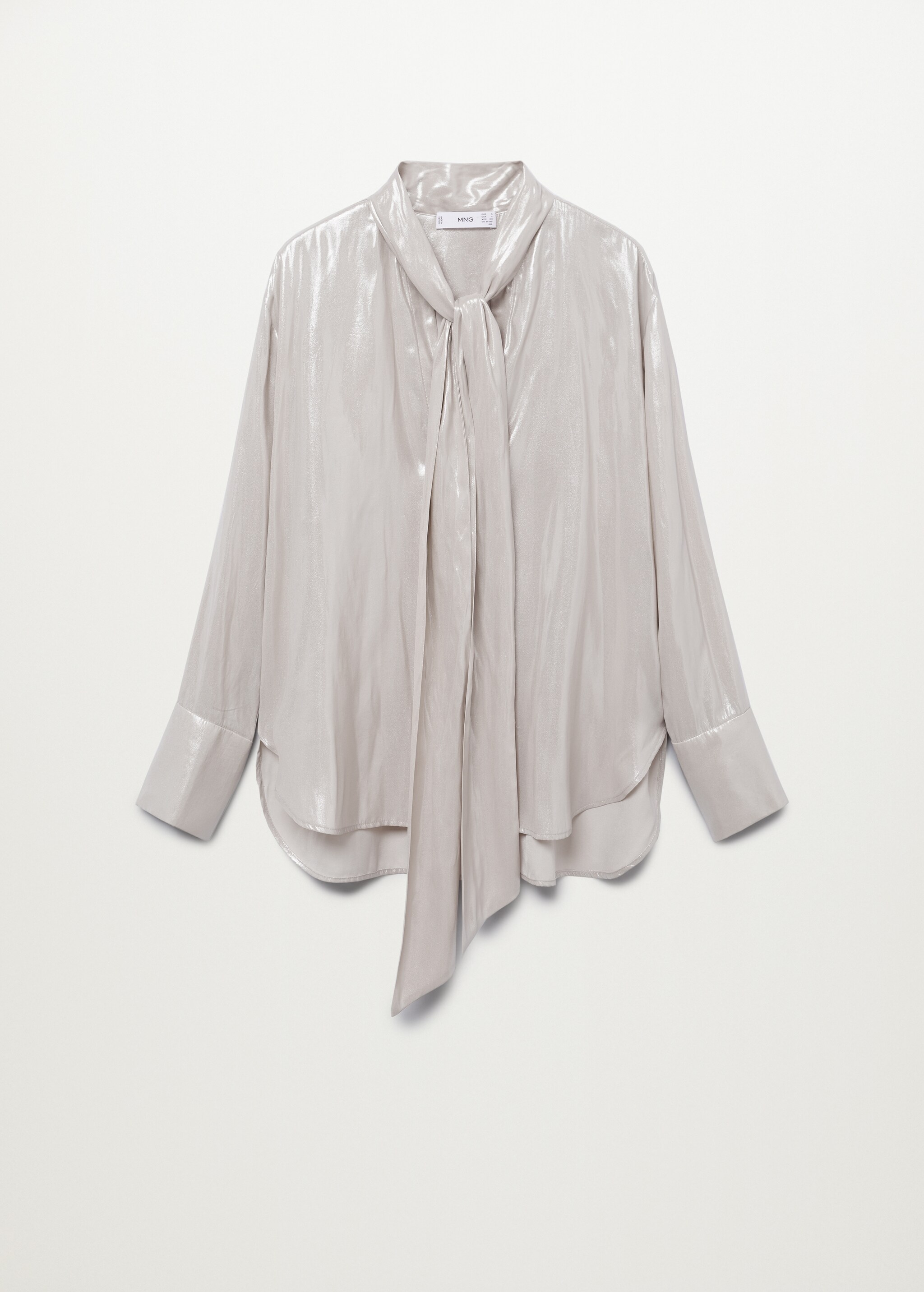 Blusa satinada lazo - Artículo sin modelo