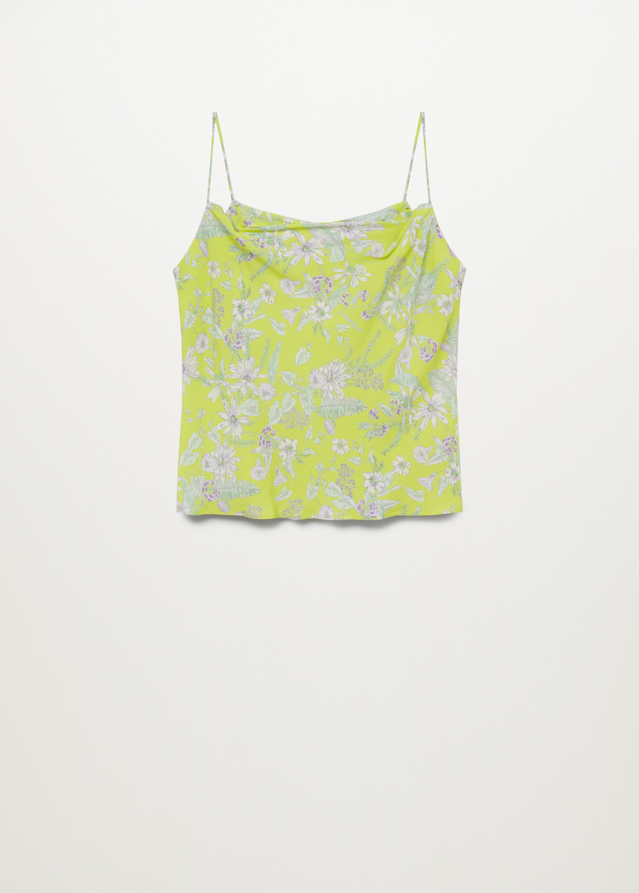 Top fluido estampado - Artículo sin modelo