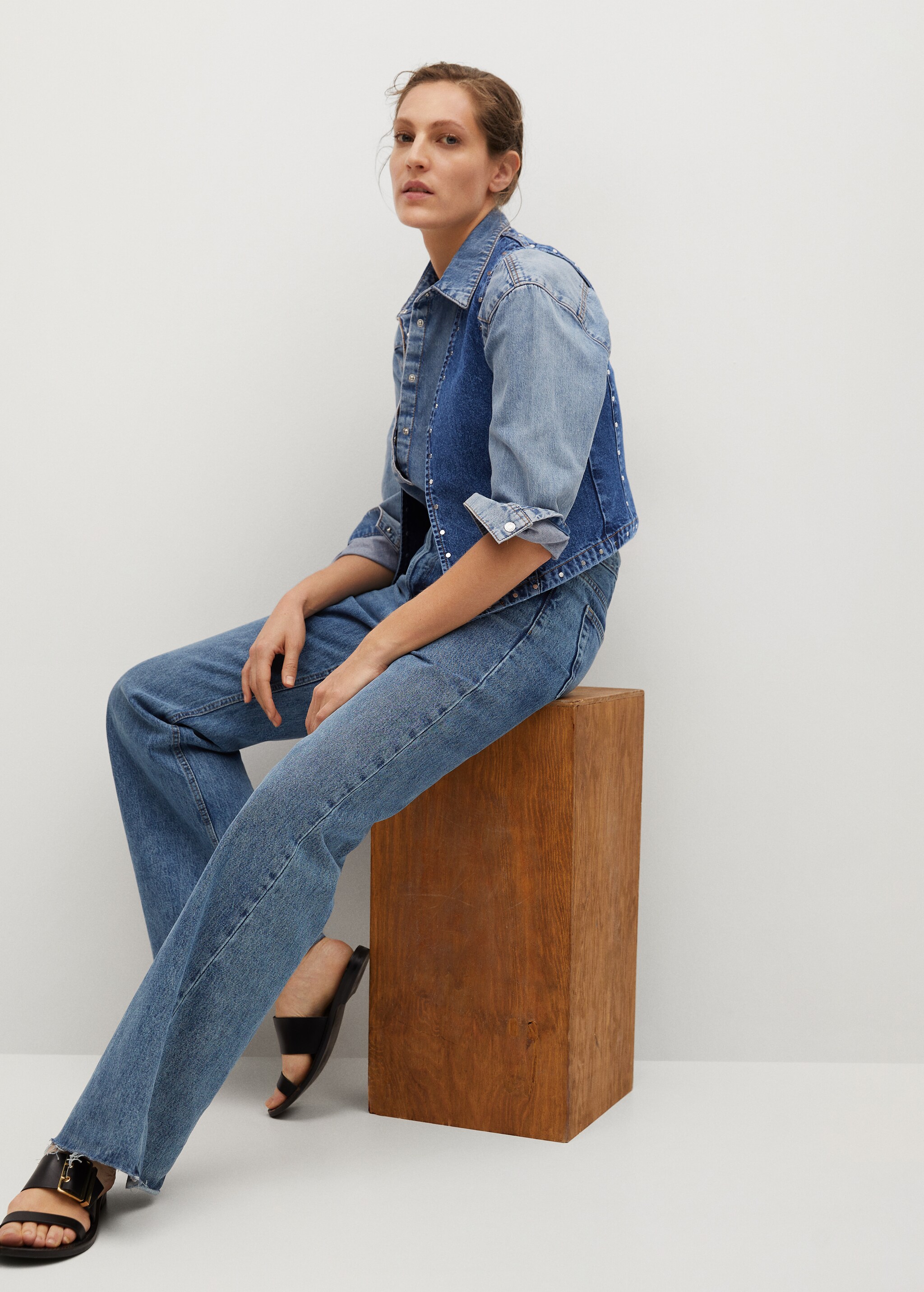 Chaleco denim tachuelas - Detalle del artículo 3