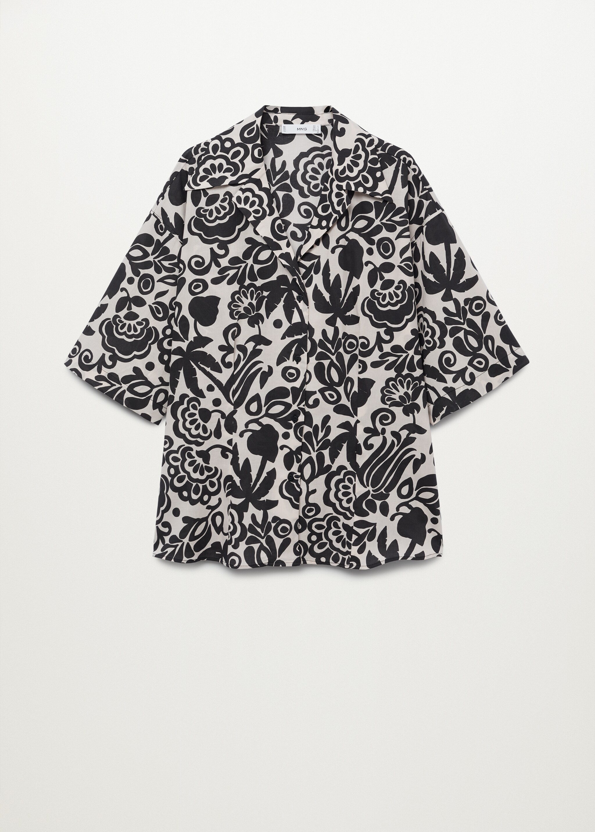 Printed cotton shirt - Article without model