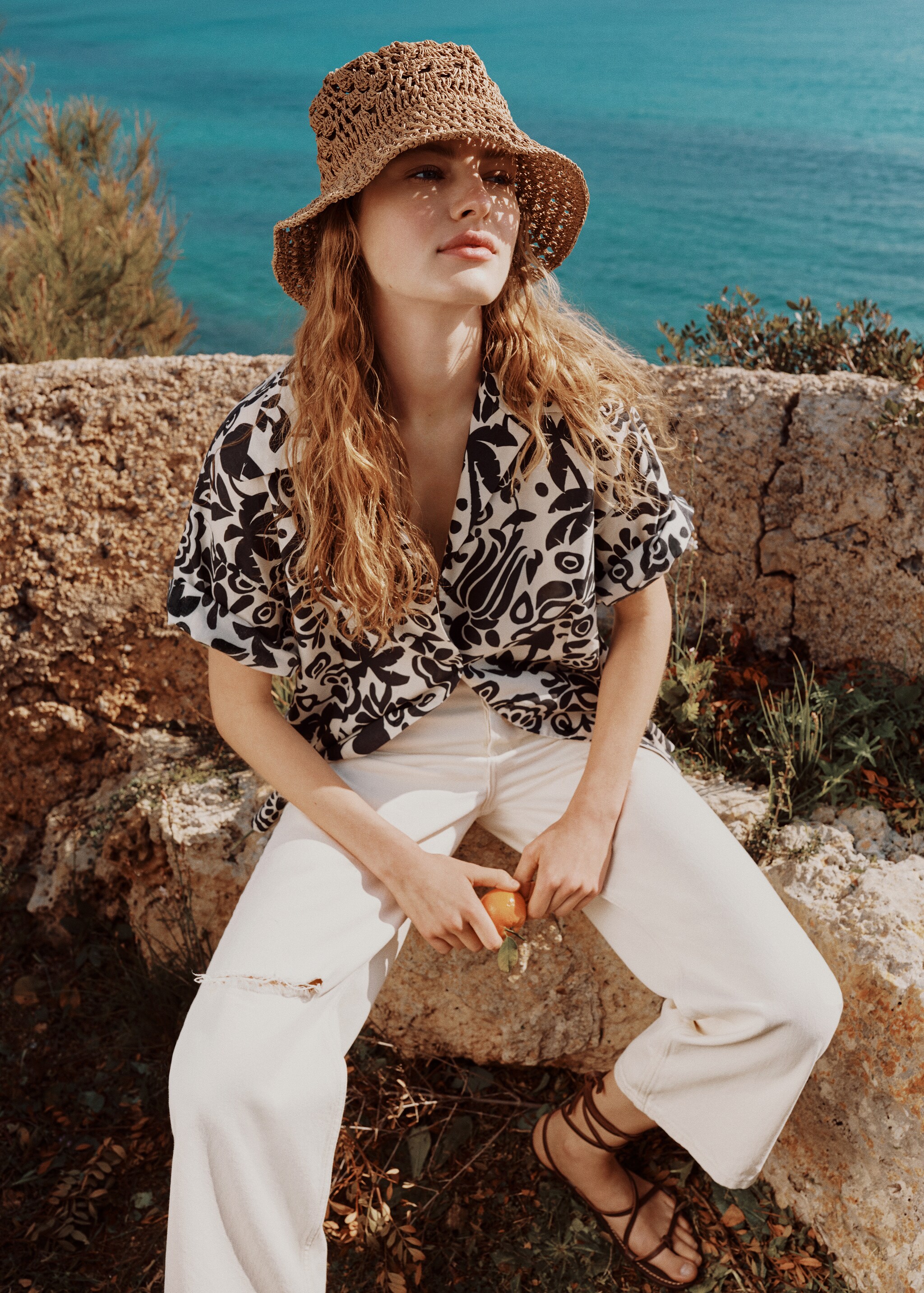 Printed cotton shirt - Details of the article 5