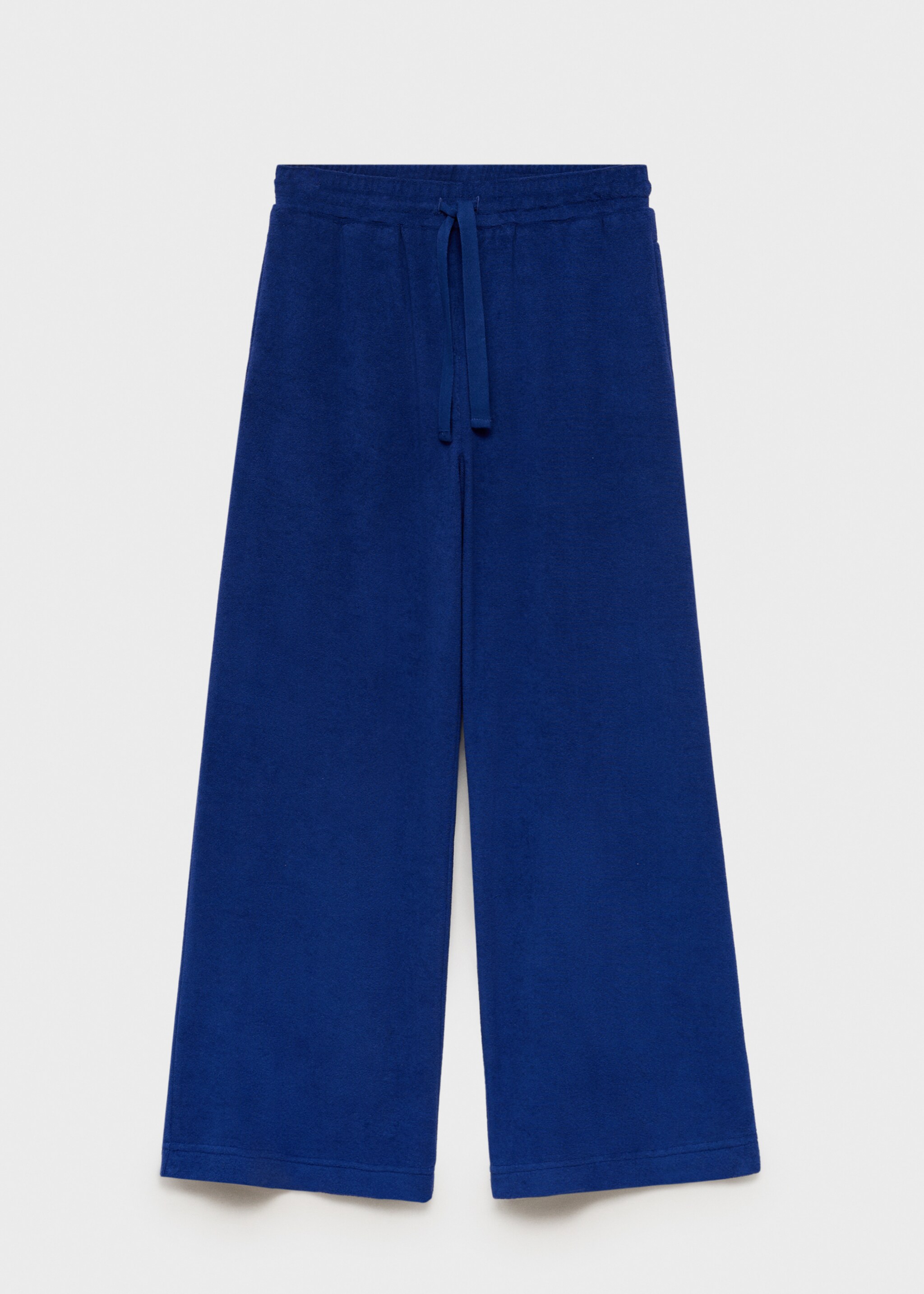 Terry cotton trousers - Article without model, Dark Navy. Ref: 87077169-00.