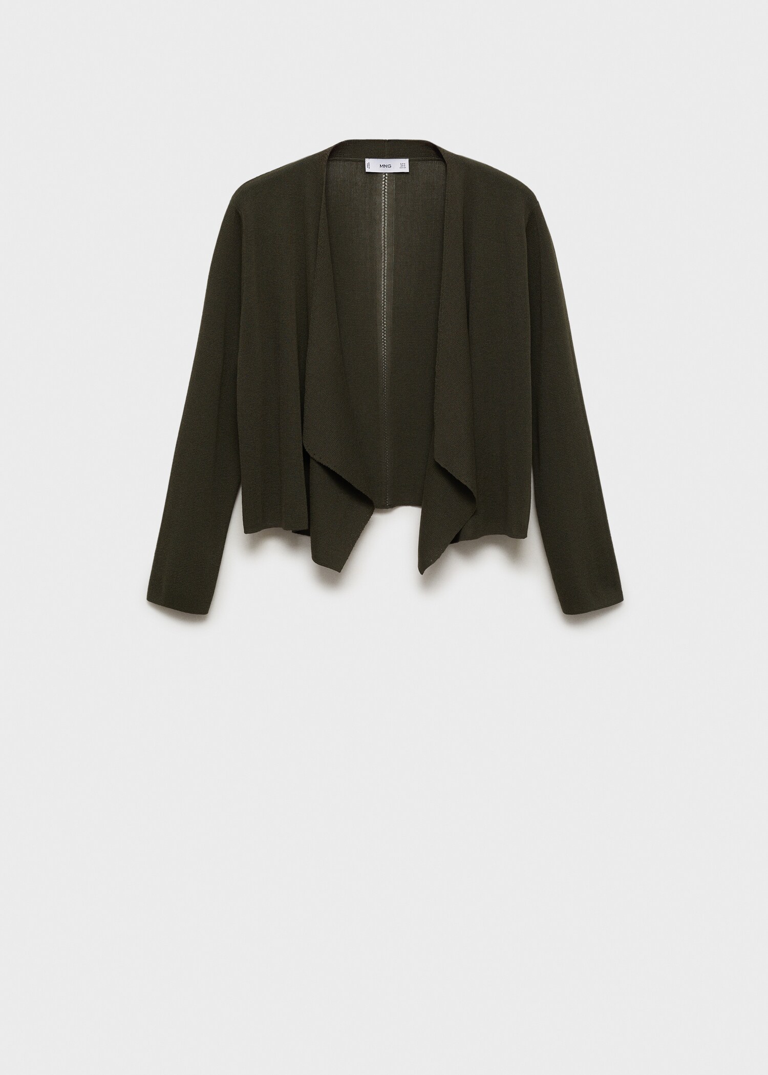 Knitted cropped cardigan - Article without model