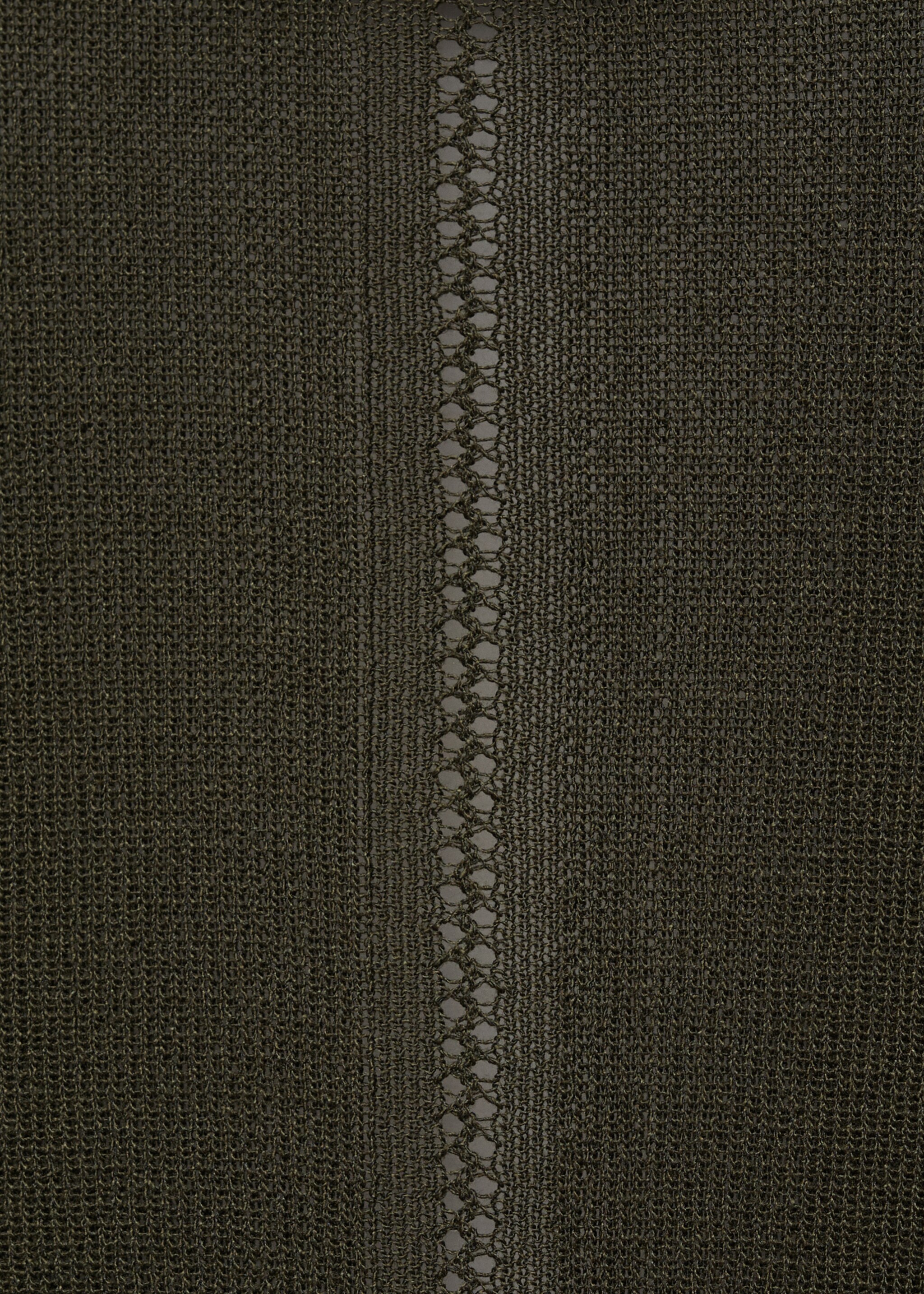 Knitted cropped cardigan - Details of the article 0, Dark Green. Ref: 87077174-00.