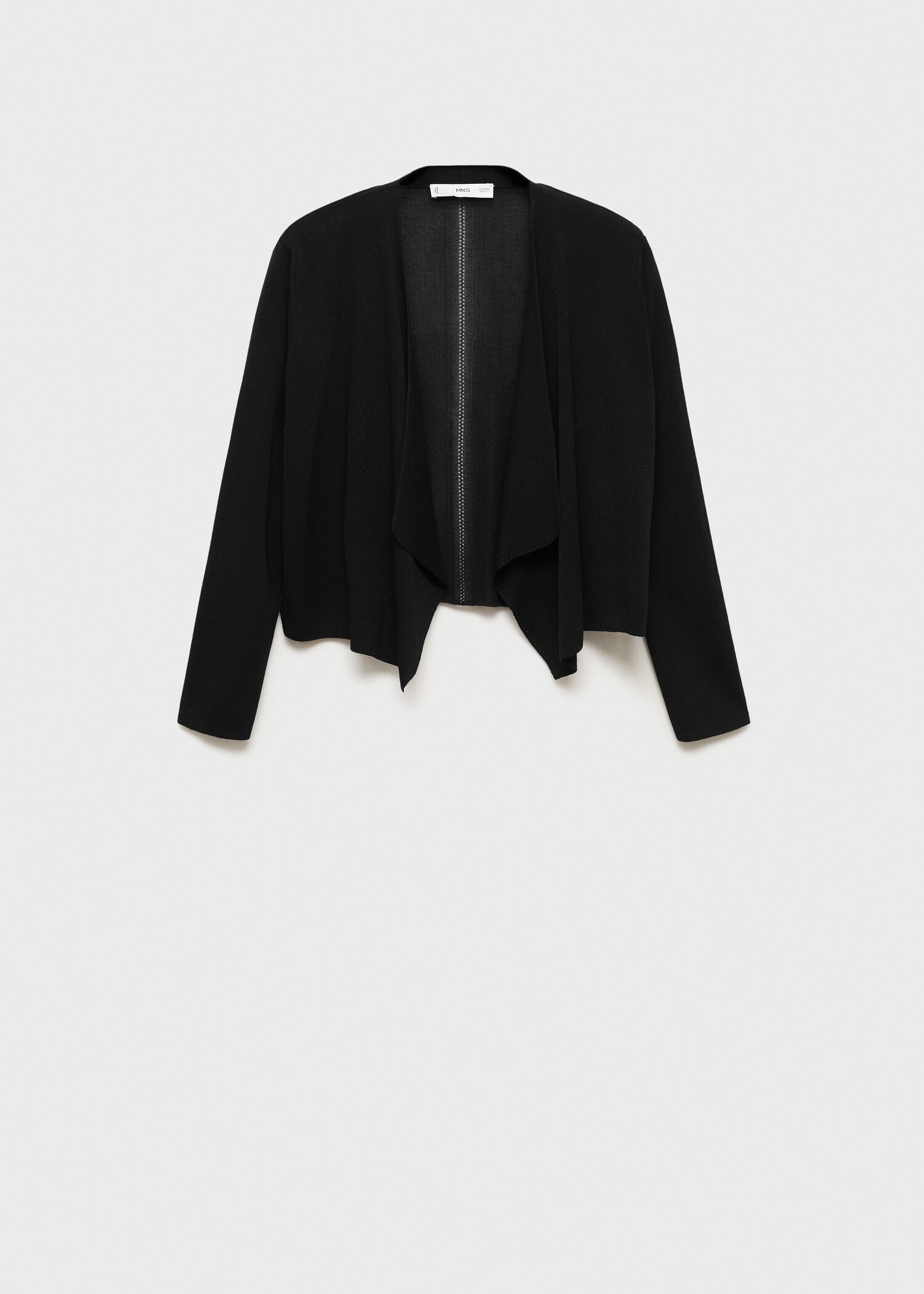 Knitted cropped cardigan - Article without model