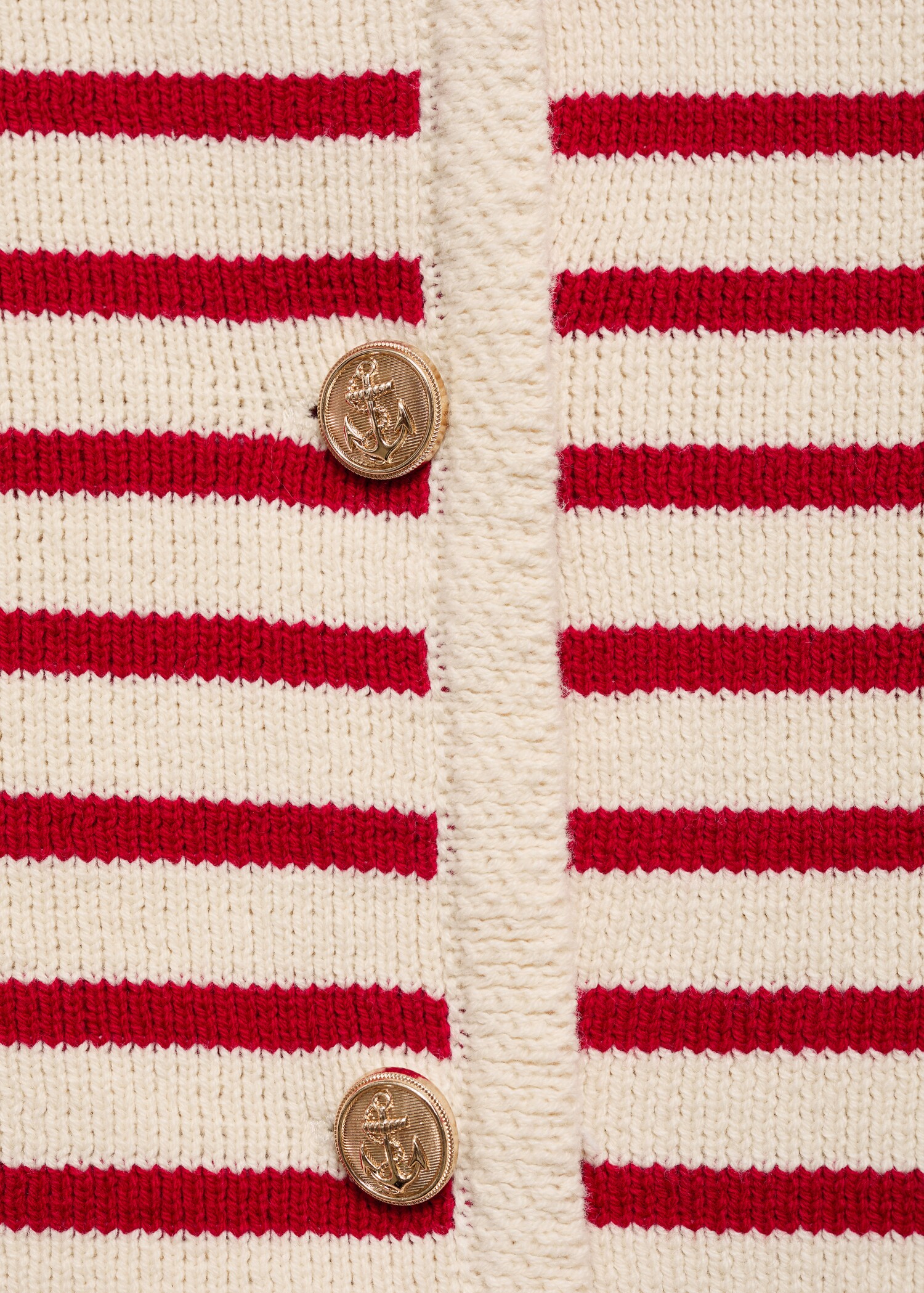 Stripped knit cardigan - Details of the article 0